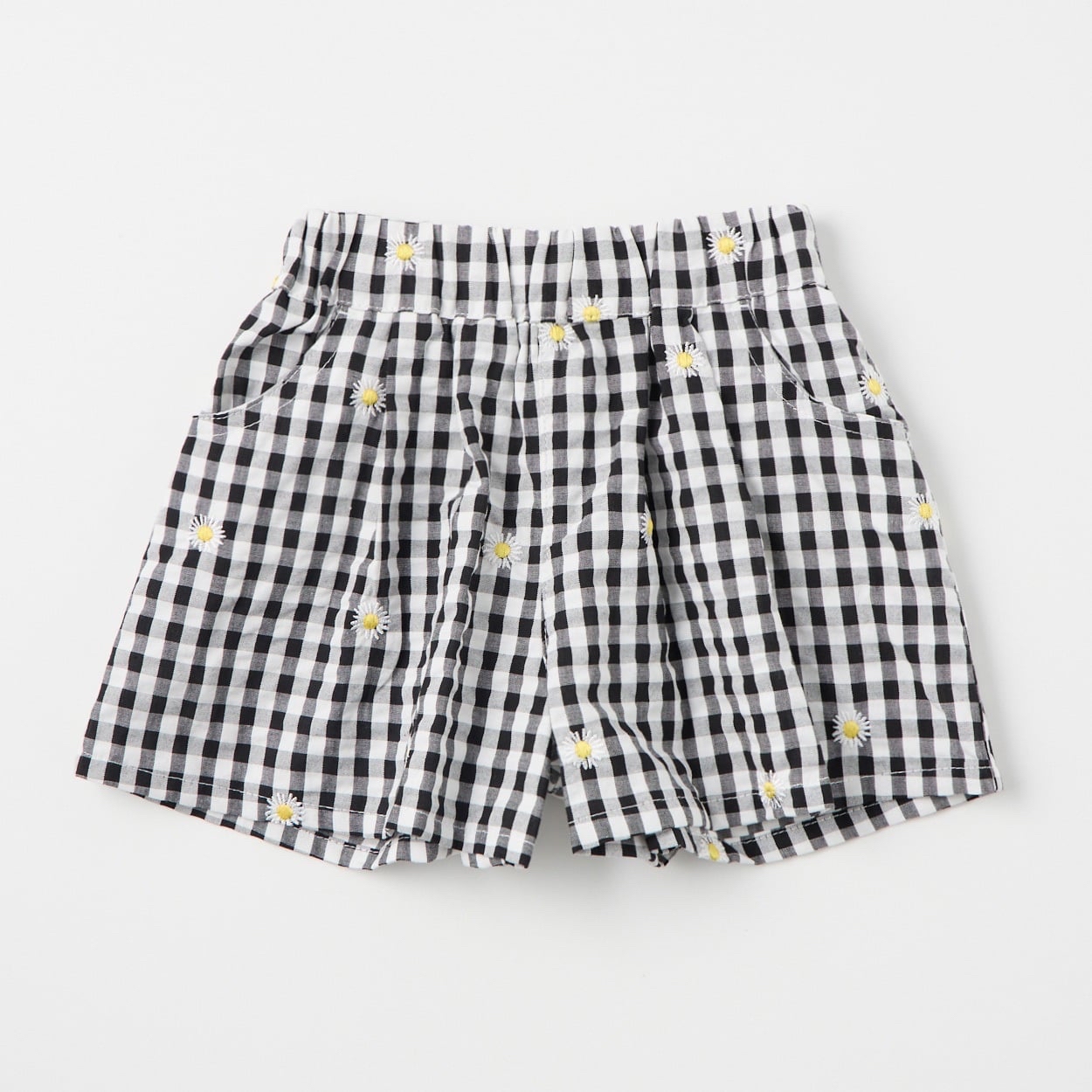 🇯🇵預訂 日本直送🇯🇵Buddy Lee 兩色標籤口袋雛菊刺繡格紋寬鬆短褲