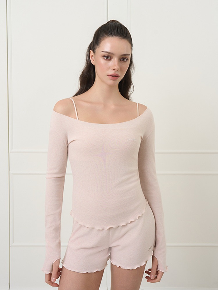 水波邊顯瘦短褲 預購_Mellow shorts by Grandeline