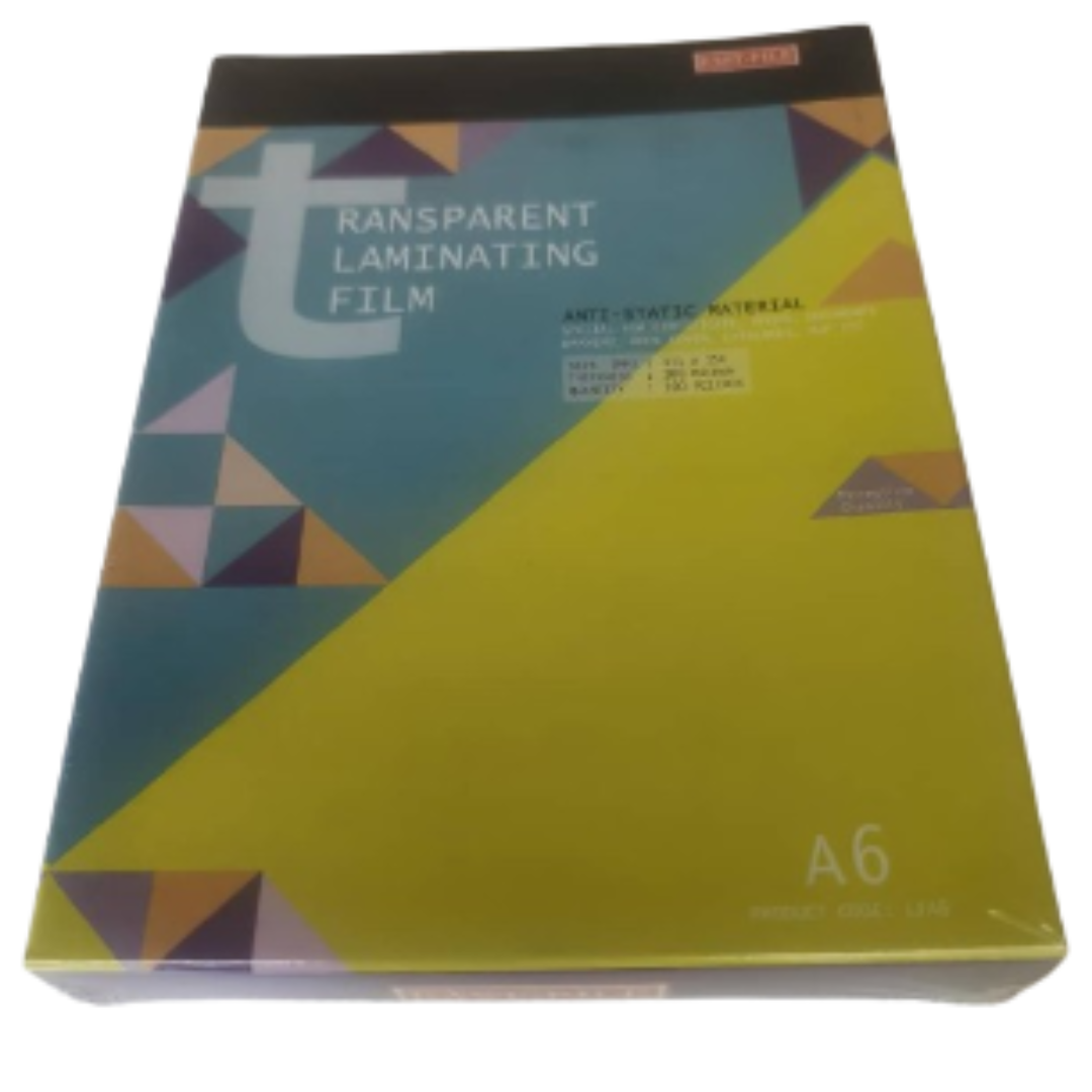 East-File 111 × 154 mm (A6) Laminating Film 100μ - Box of 100 Pcs