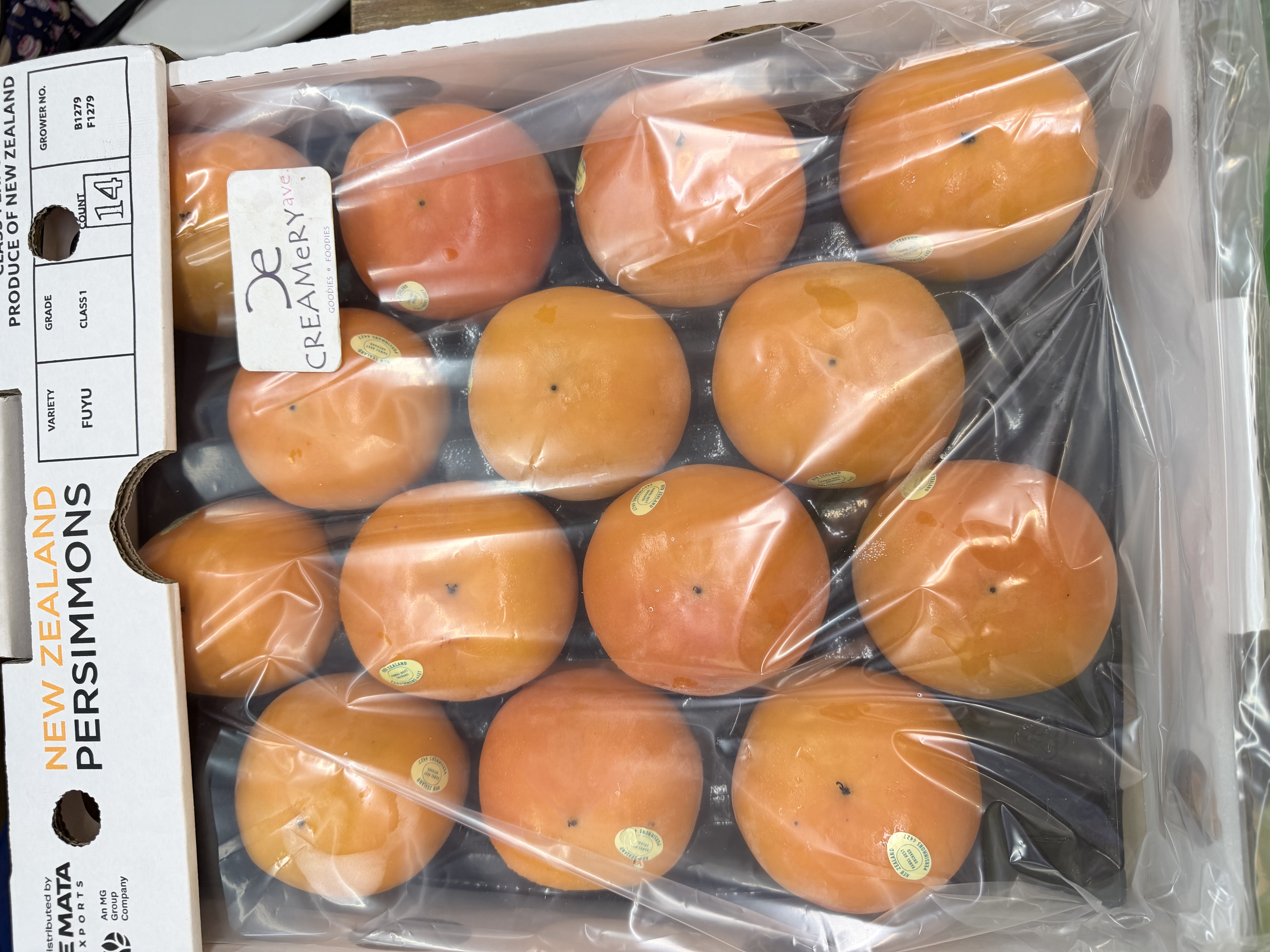 紐西蘭富有柿 New Zealand Persimmon  特大14裝 ±290g-300g/個 3個