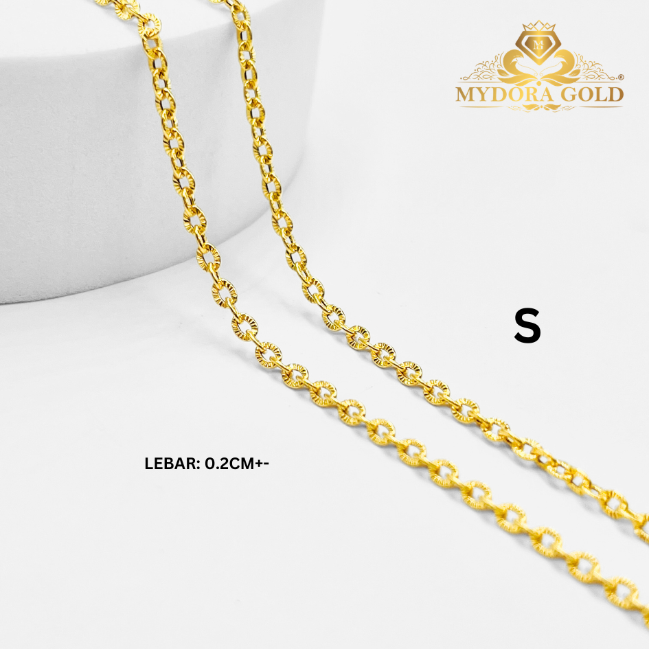 MYDORA Rantai Tangan Sauh Matahari l EMAS 916/22K