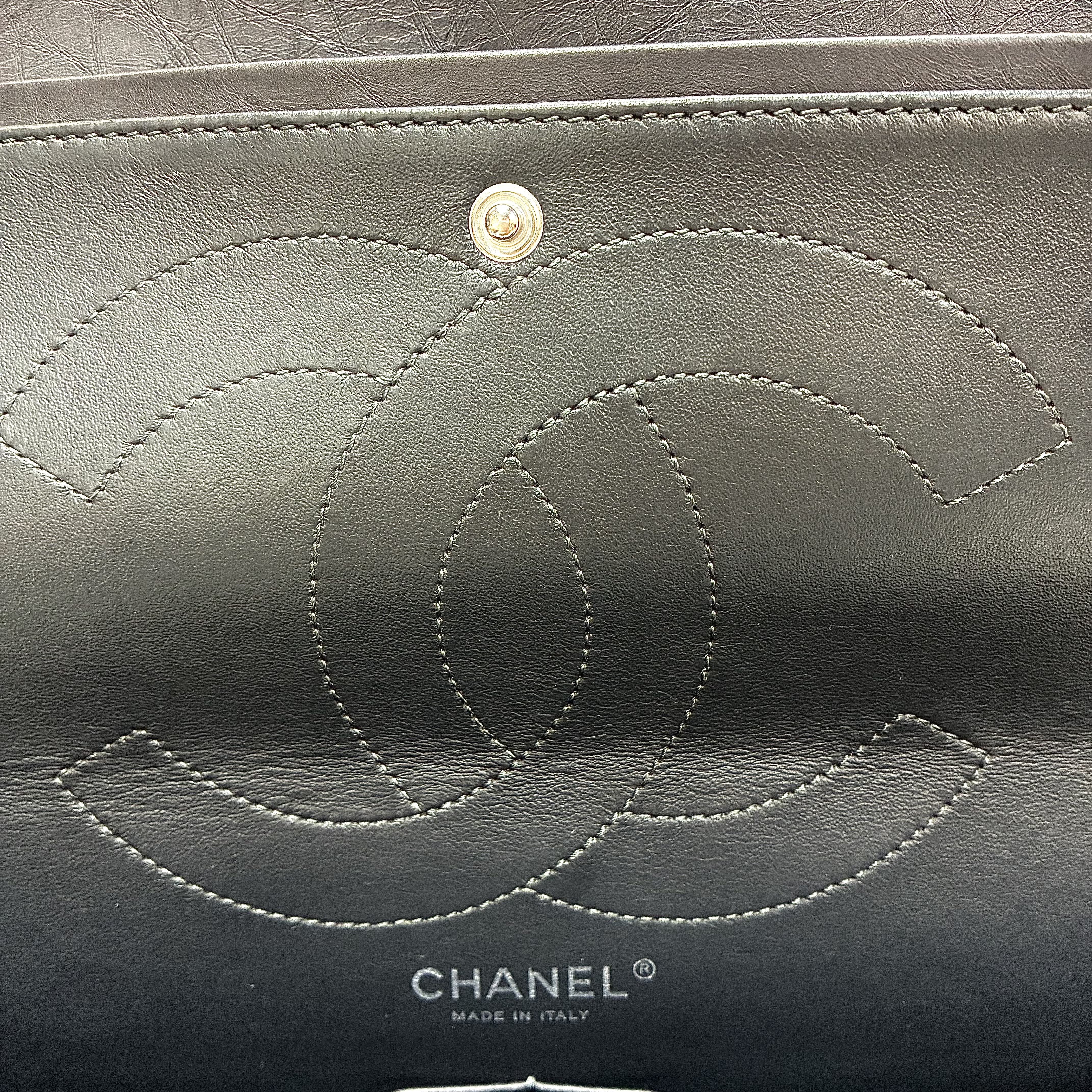 Chanel 2.55黑色銀扣 做舊款