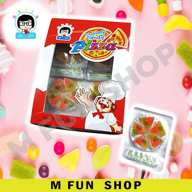 Seahorse Big Pizza Gummy gula jelly candy 24pcs x 15g