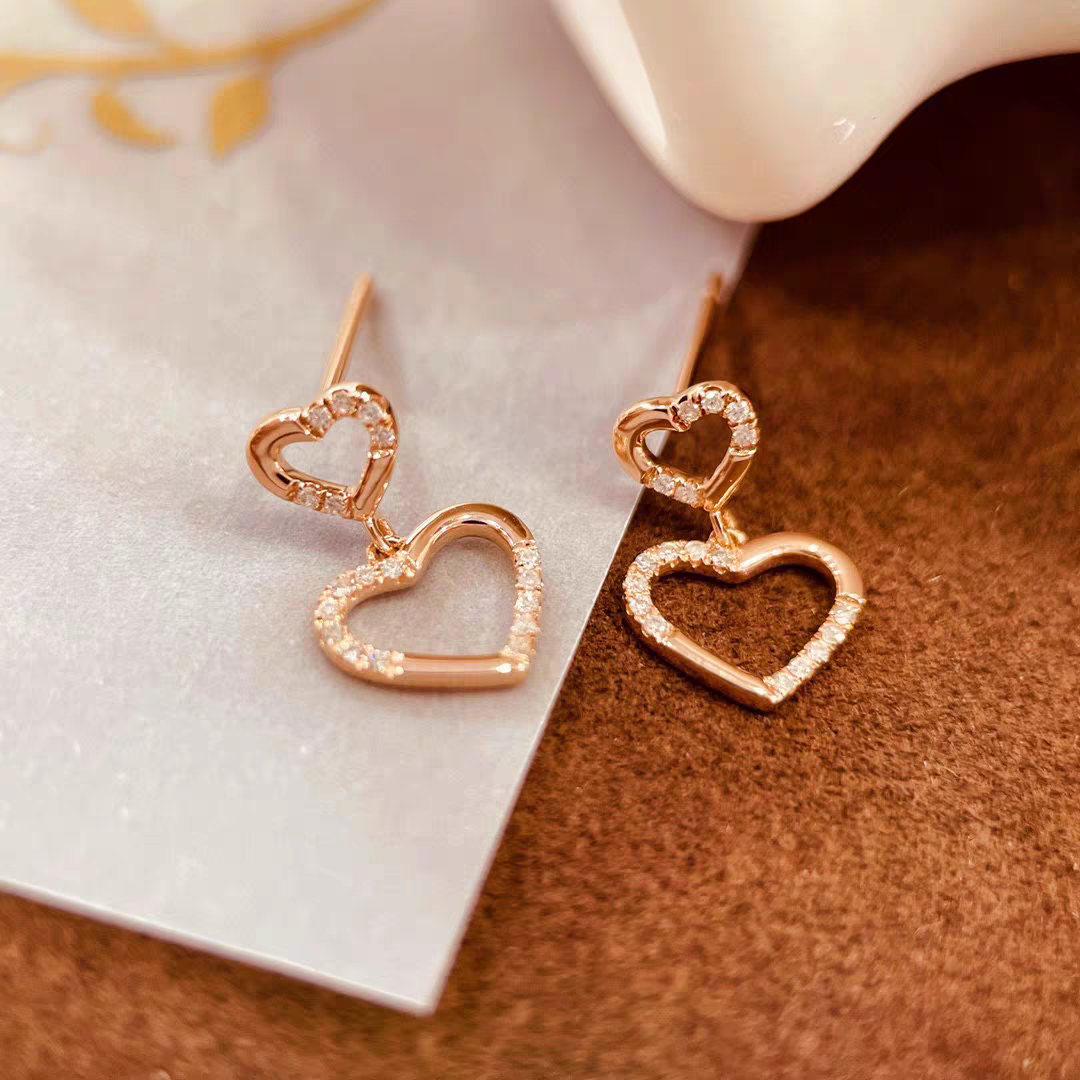 18K Diamond Earrings 