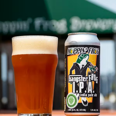 Hoppin' Frog GANSTER FROG IPA