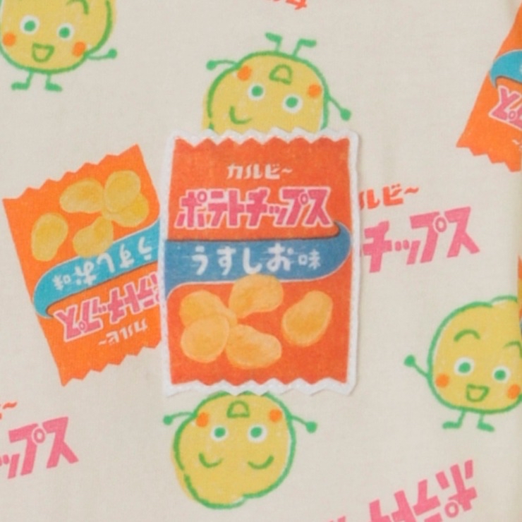 🇯🇵限量預訂 日本直送🇯🇵卡樂B兩色薯片滿印短袖T恤