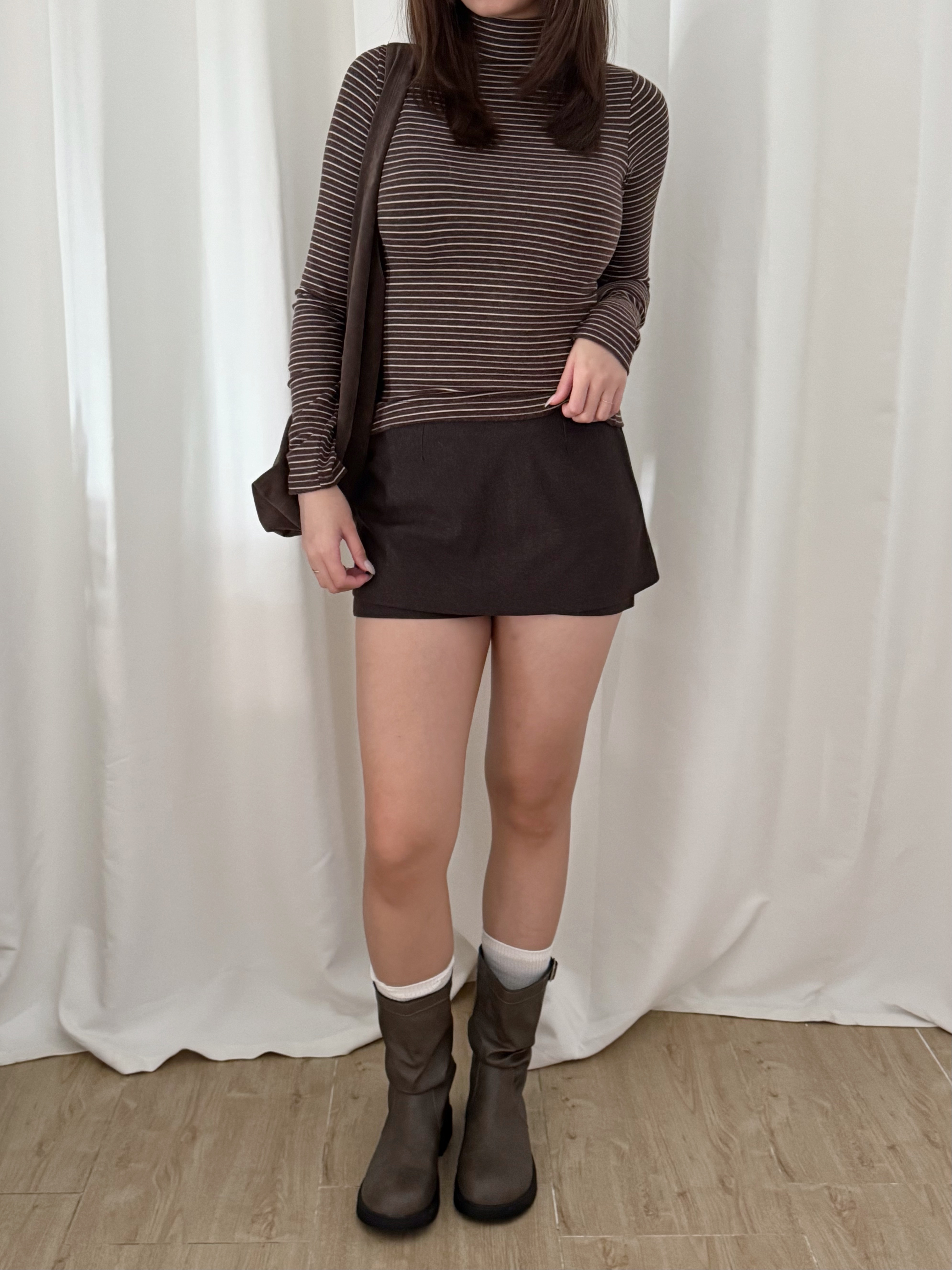 [All DAY舒適!!]365舒適A字短裙褲(三色入)