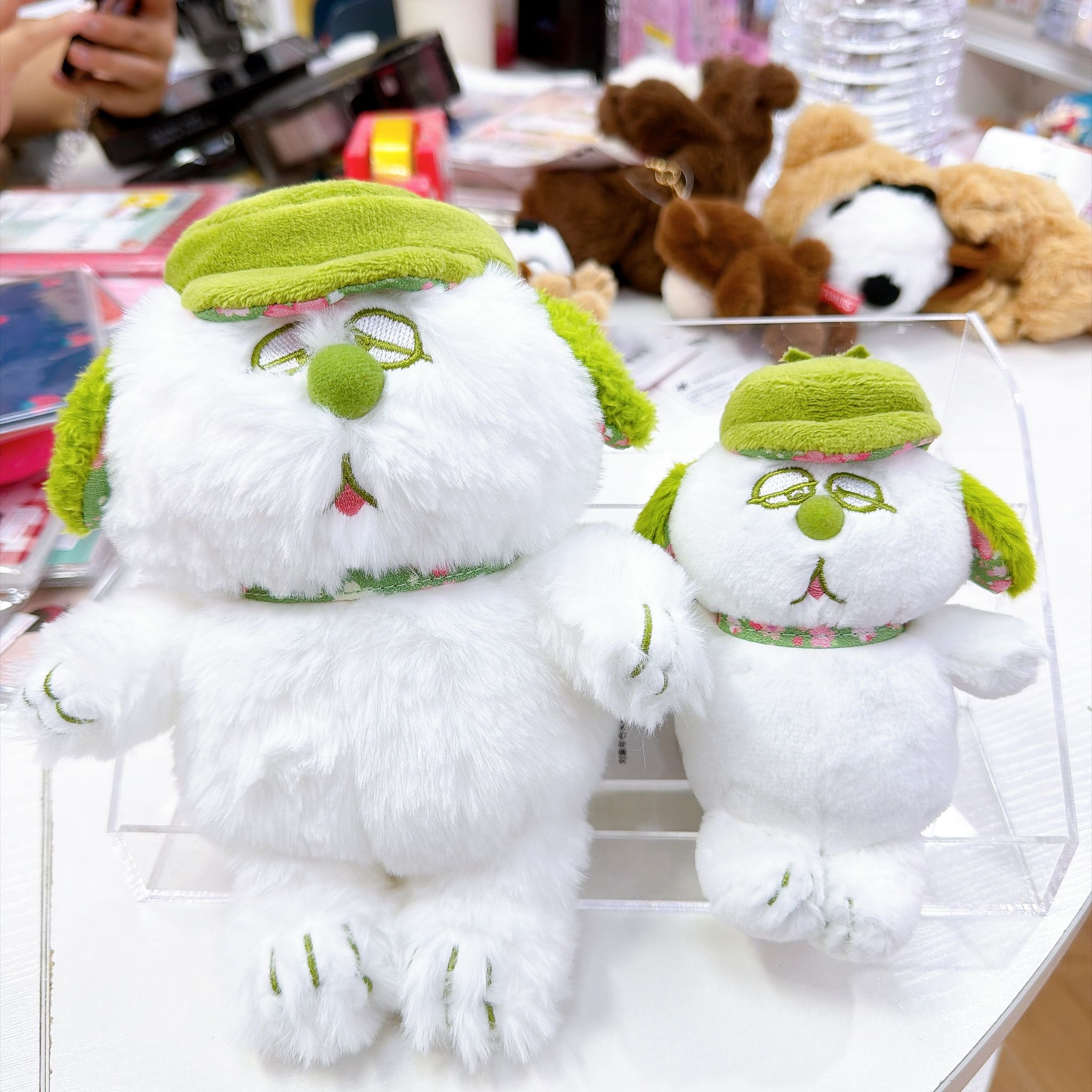 日本直送Snoopy Olaf 綠茶系列公仔掛飾