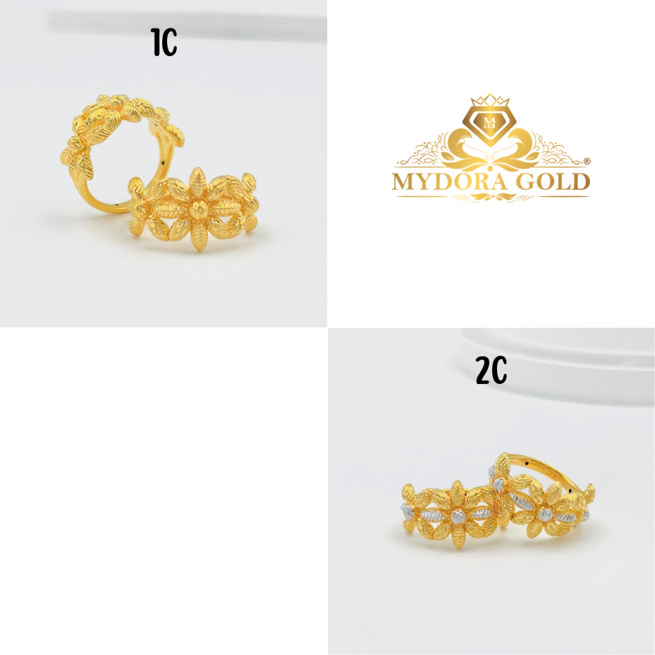 MYDORA Cincin Bunga Daisy (5G) l EMAS 916/22K
