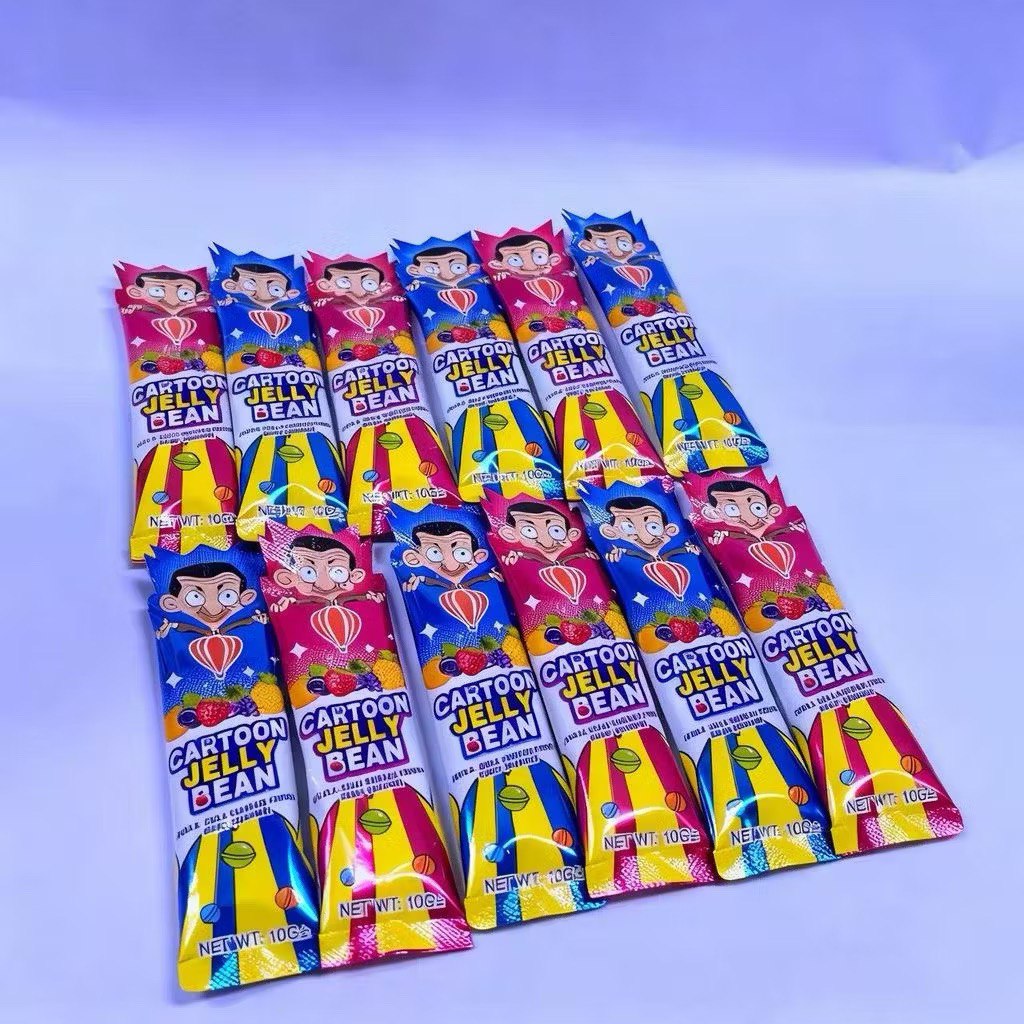30pcs x10g Balloon Brand Cartoon Jelly Bean chewy candy fruits flavour
