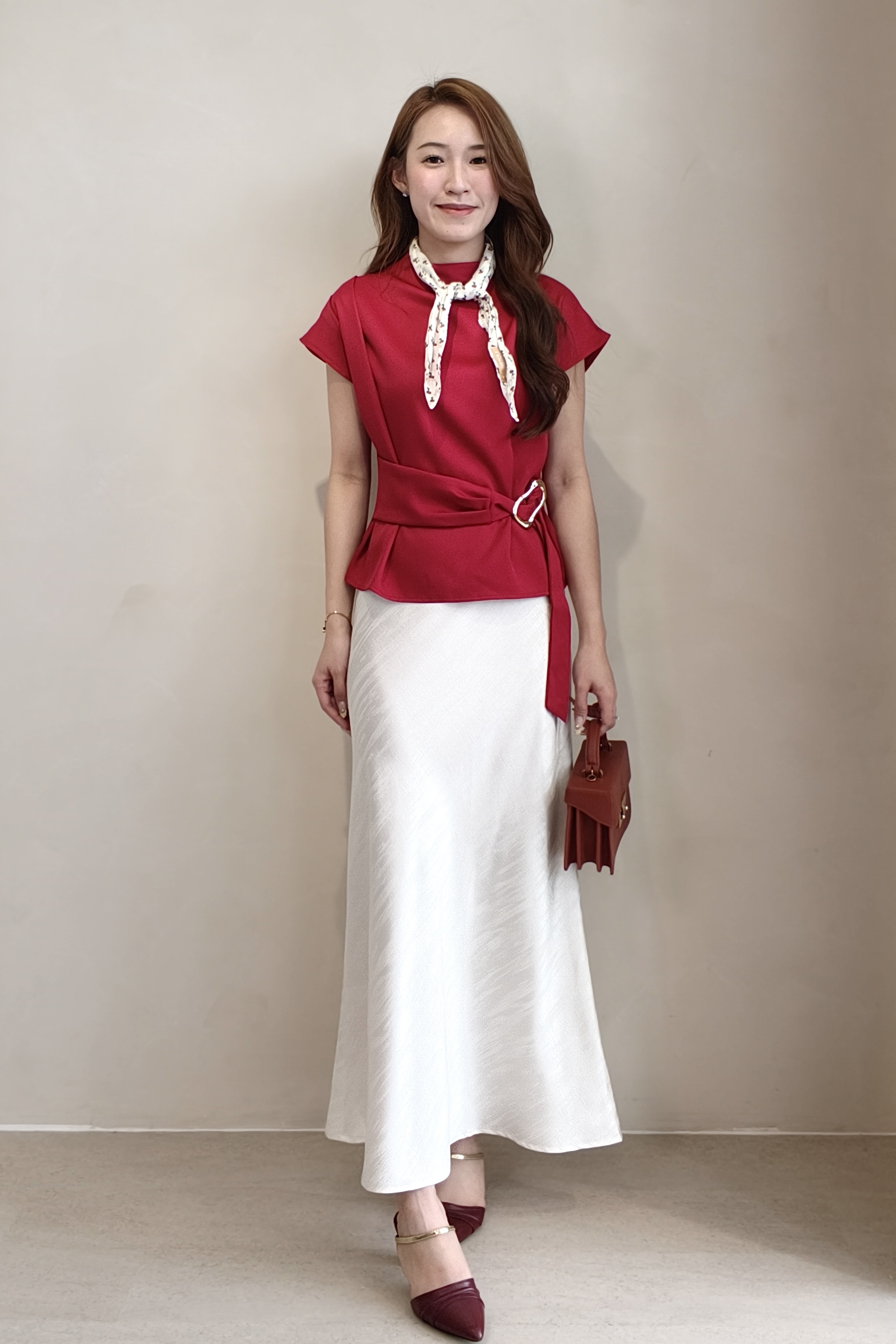 984 Satin Flow Maxi Skirt