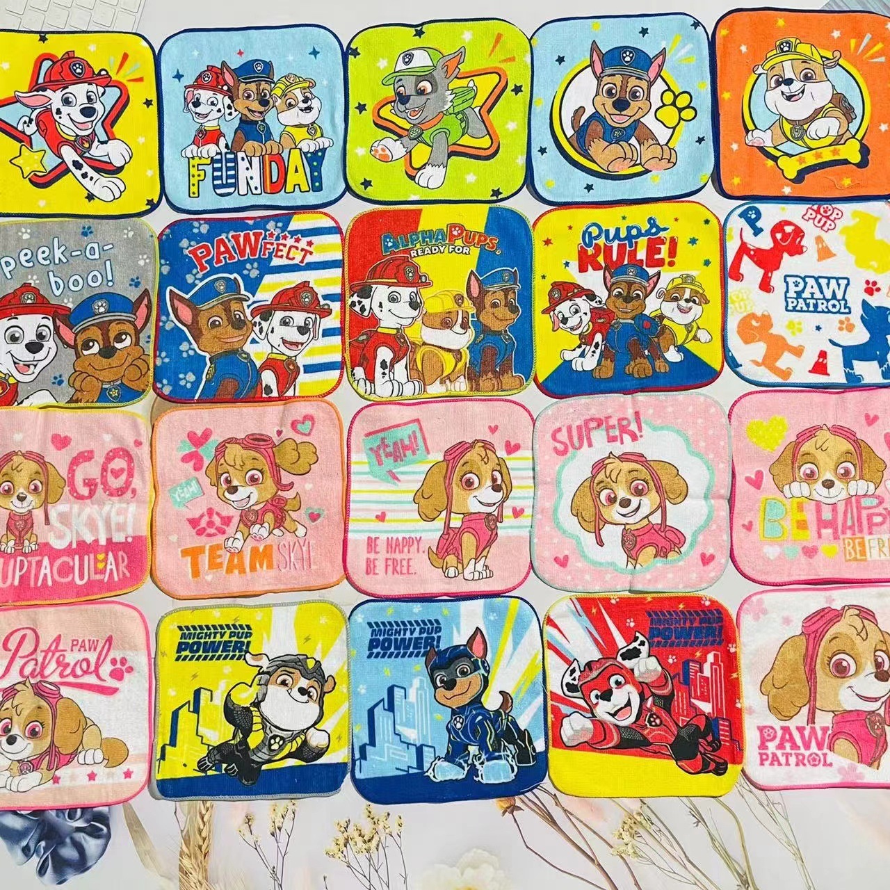 日本純棉小方巾 - 1套10條 現貨