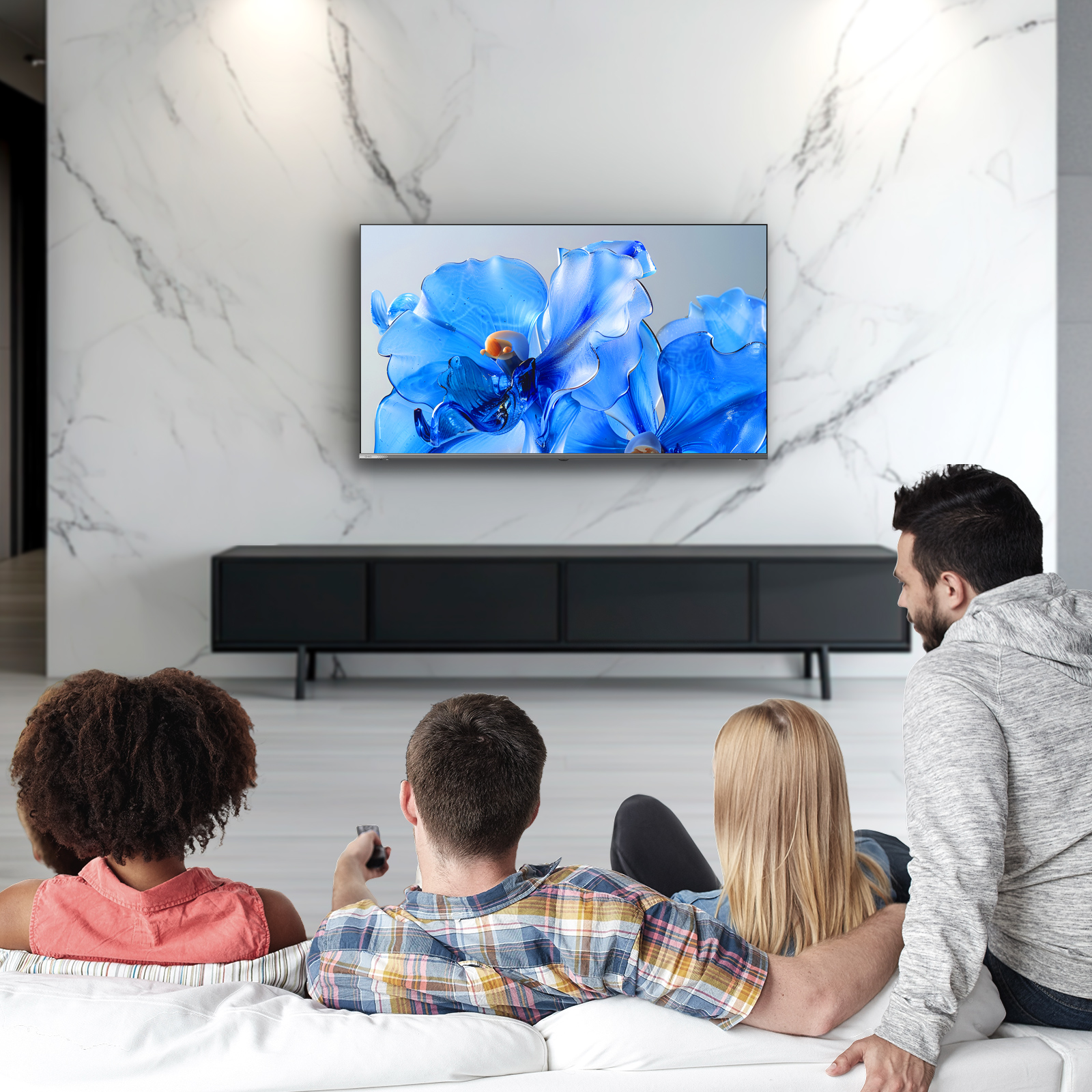 [2 Years General Warranty] CHiQ 40 Inch QLED Google TV Metal Frameless Dolby Audio L40QM9