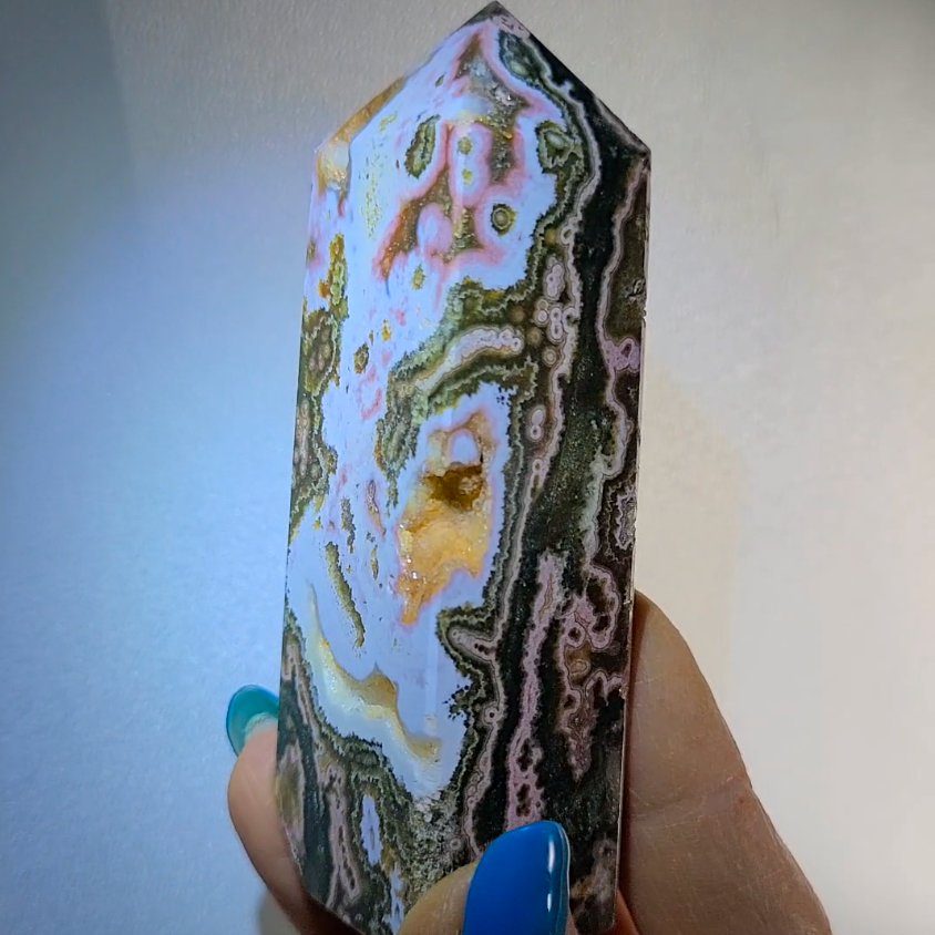 Barry Crystal Store | The good quality ocean jasper skull