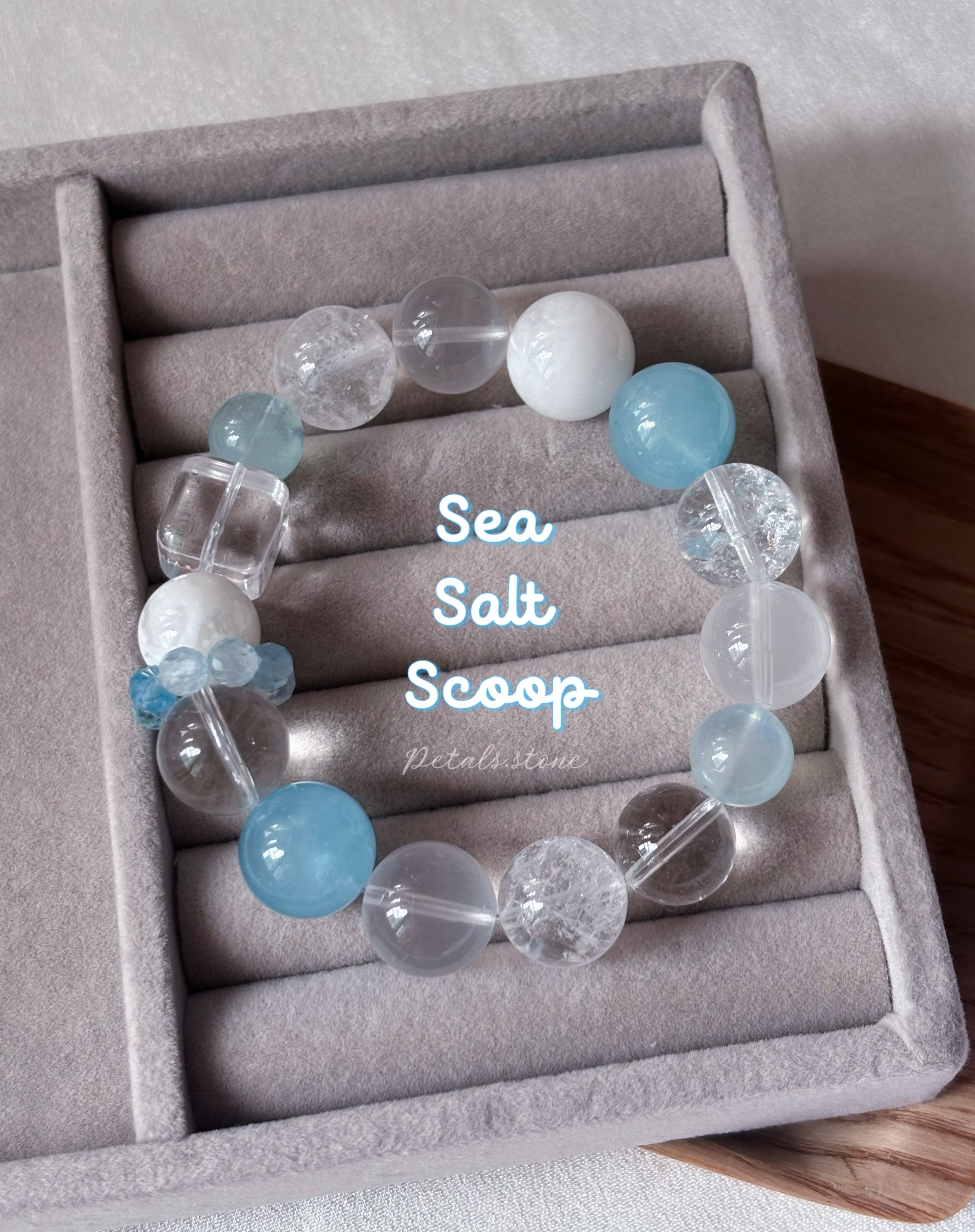 🍦Sea Salt Scoop | 海藍賽 白水晶 白阿賽 雪花幽靈 奶白晶