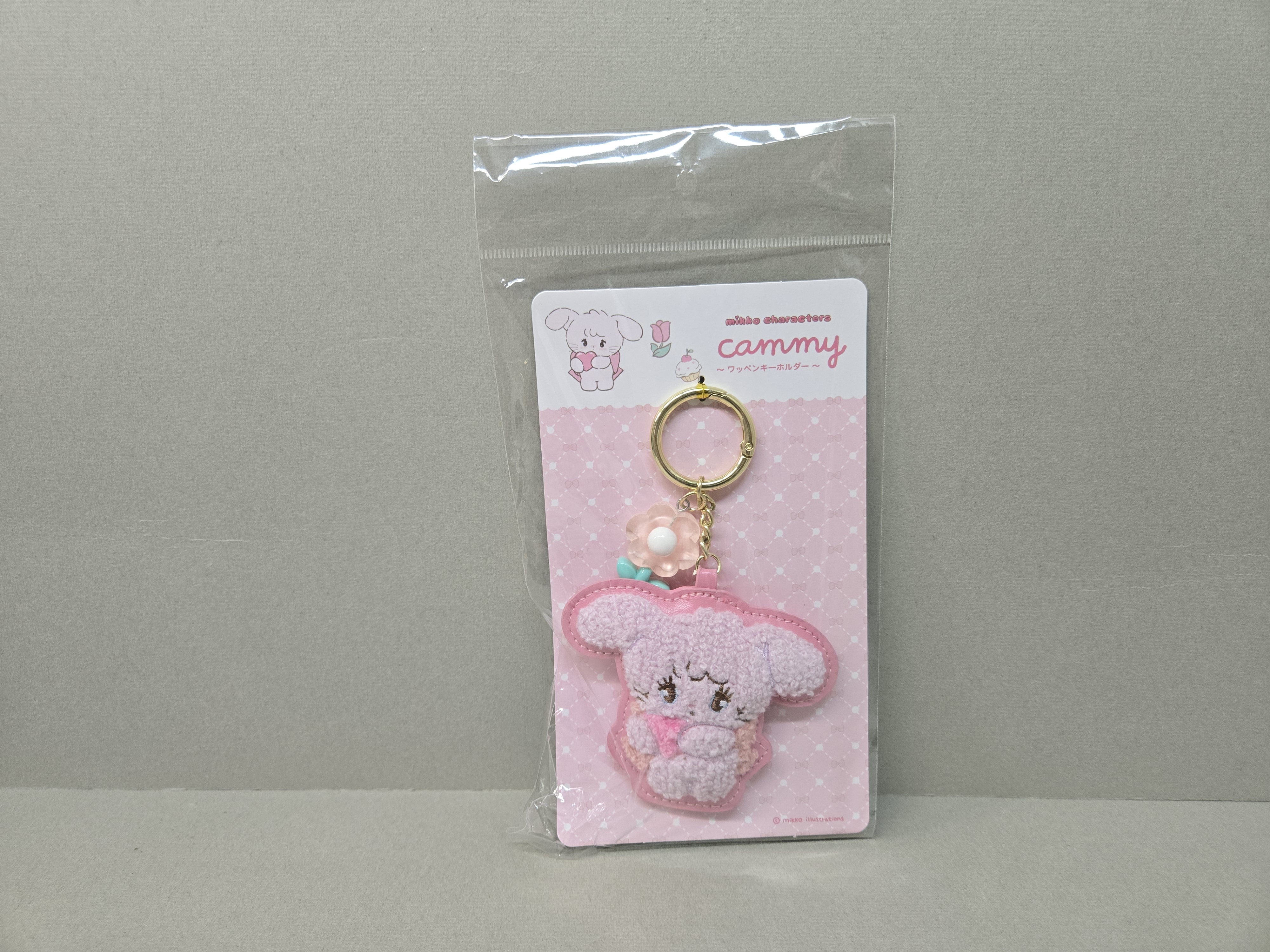 粉紅色兔子掛飾公仔