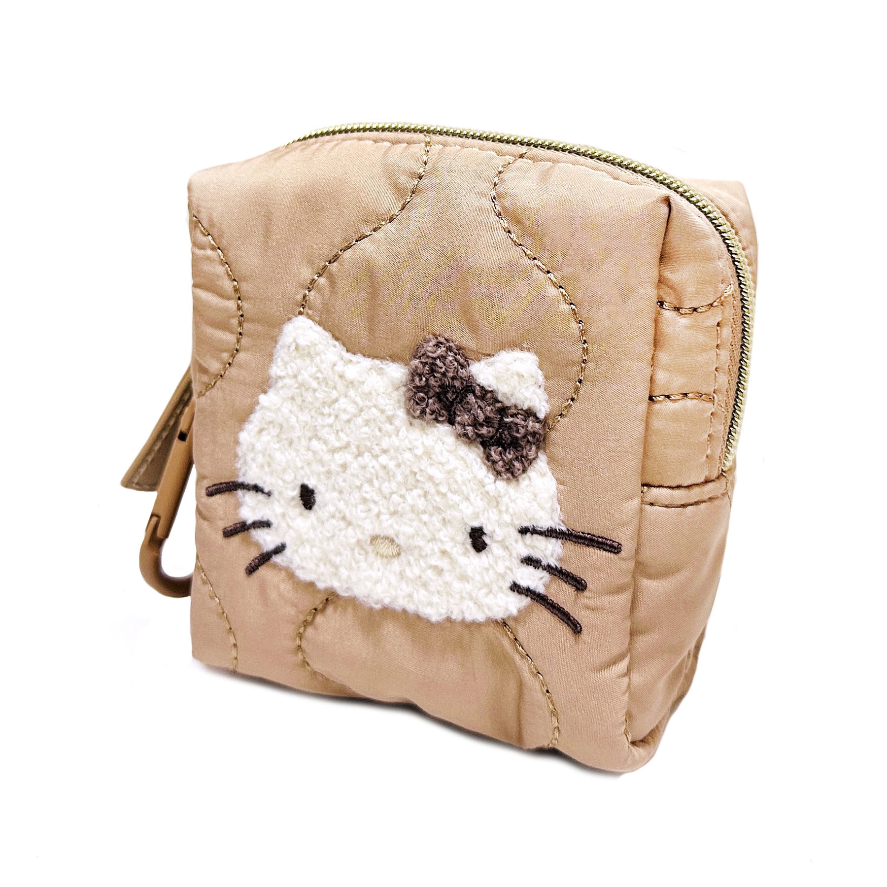 現貨｜Sanrio Hello Kitty 日版 絎縫 刺繡 方形小袋 (SRTZ-403)