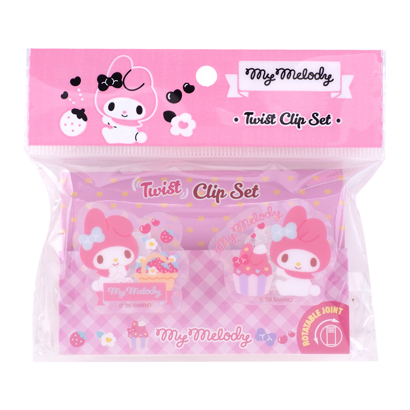 My Melody Acrylic Clips Set (2Pcs/ Set) 文件夾子套裝 (2個)