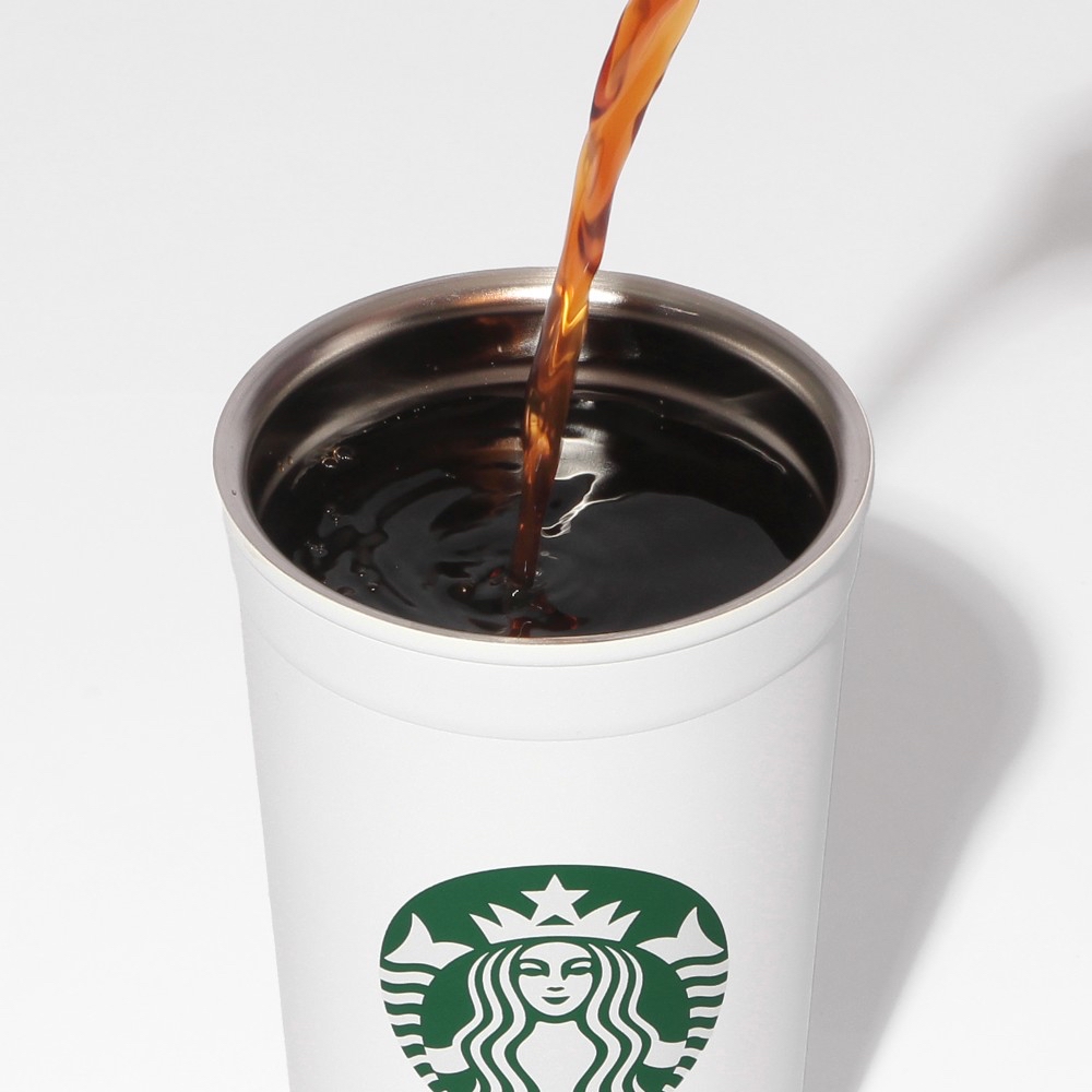 🎀【預訂】Starbucks Japan Cheers To Summer 白色兩用不鏽鋼杯591ml