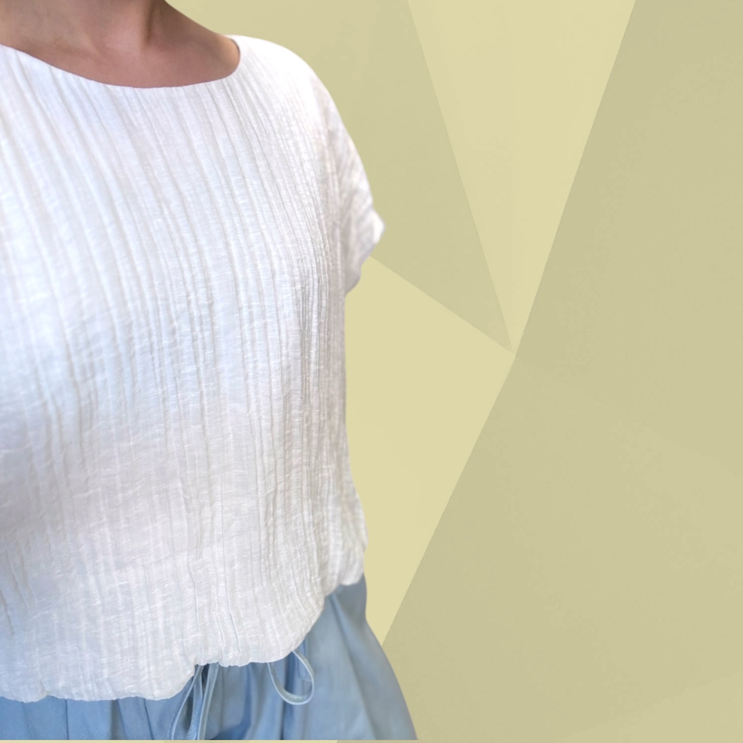 221136 麻雀泡泡手袖Tee