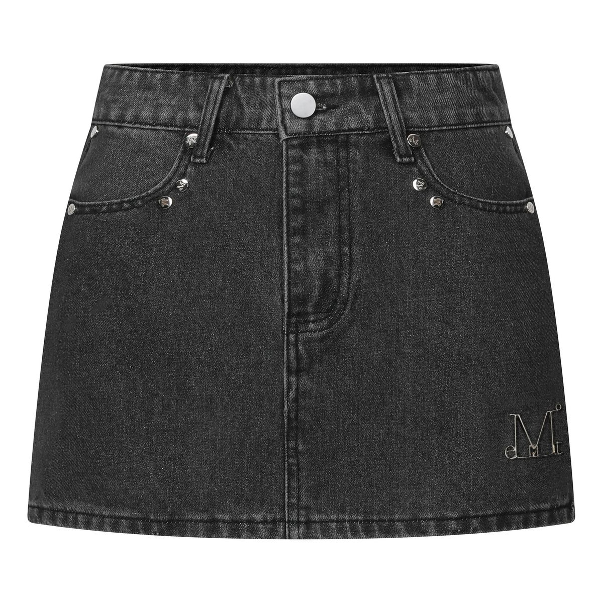 [MUCENT] AVIER SET-UP APPLIQUE DENMI JACKET + SKIRT SET