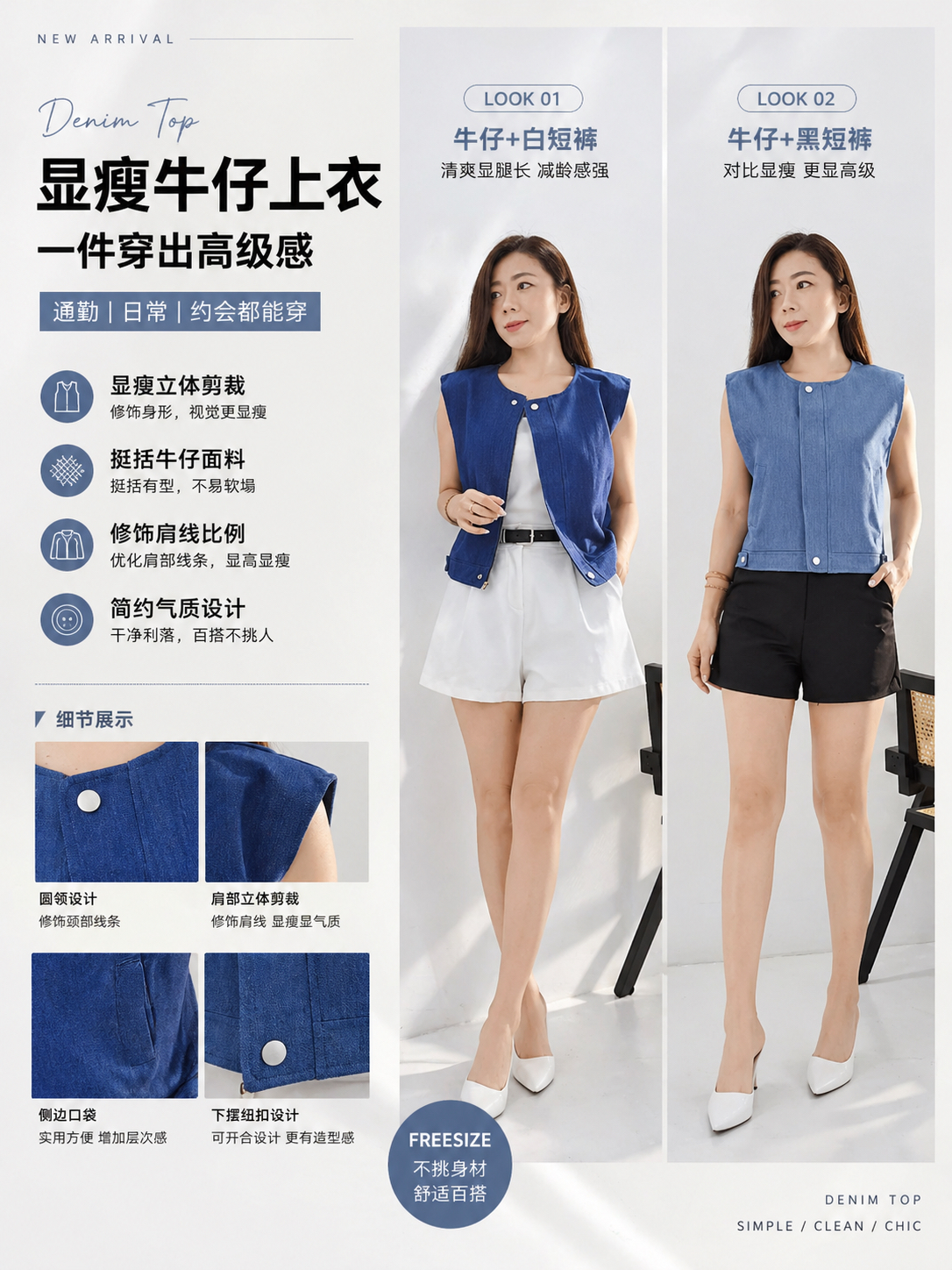 151674 PREMIUM JEANS BLOUSE 