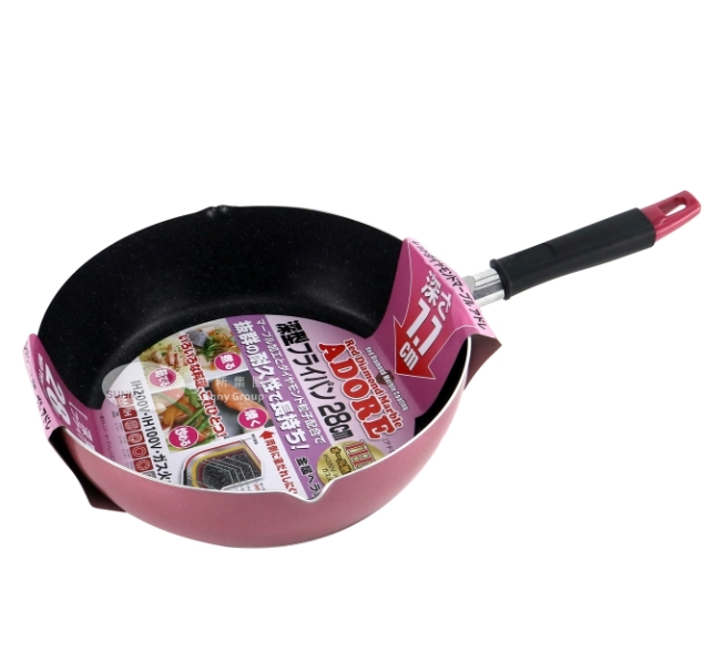 171991/28cm 雲石塗層深炒鑊  (韓國製)