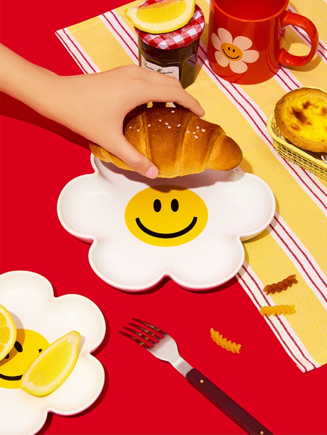 Wiggle Wiggle Smile Plate 2P Set