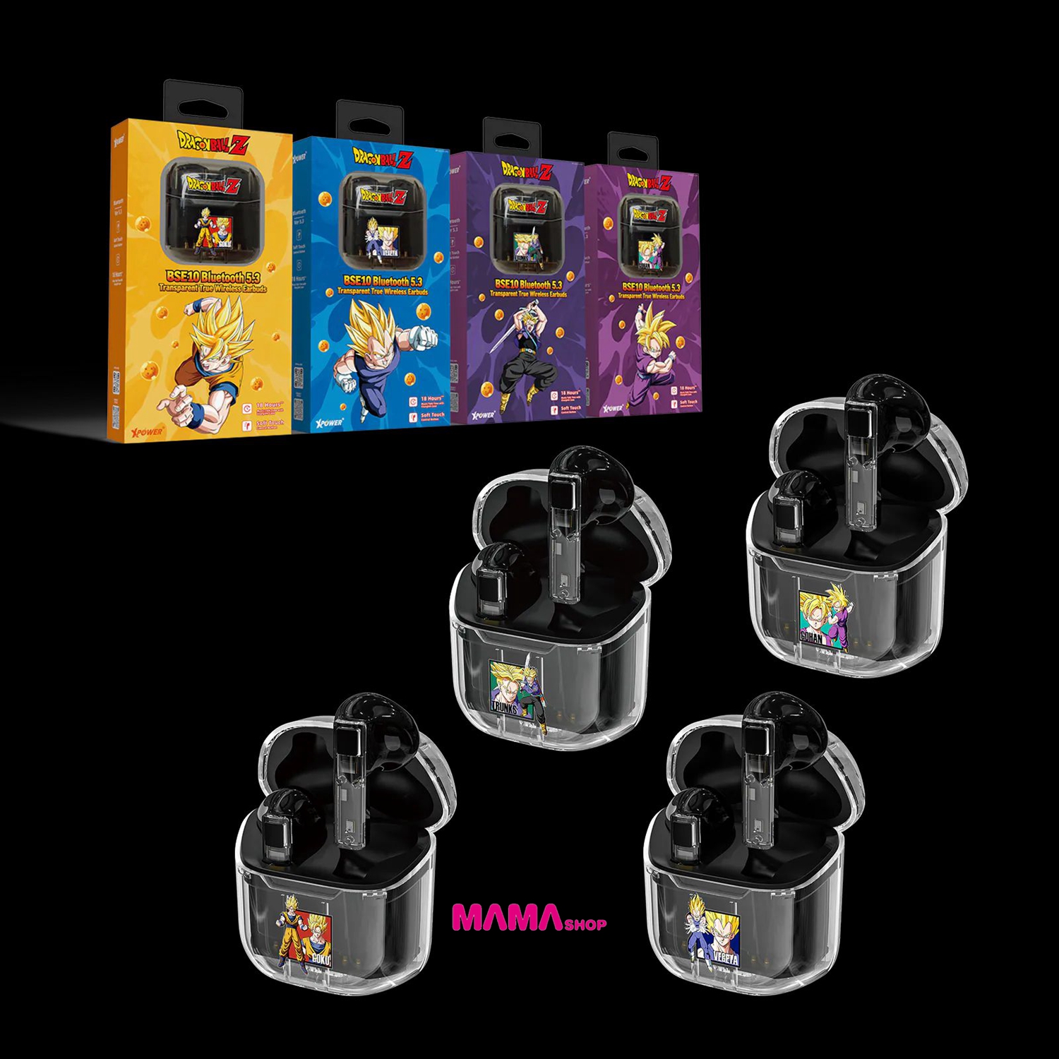 龍珠 BSE10透明真無線5.3藍牙耳機(杜拉格斯)