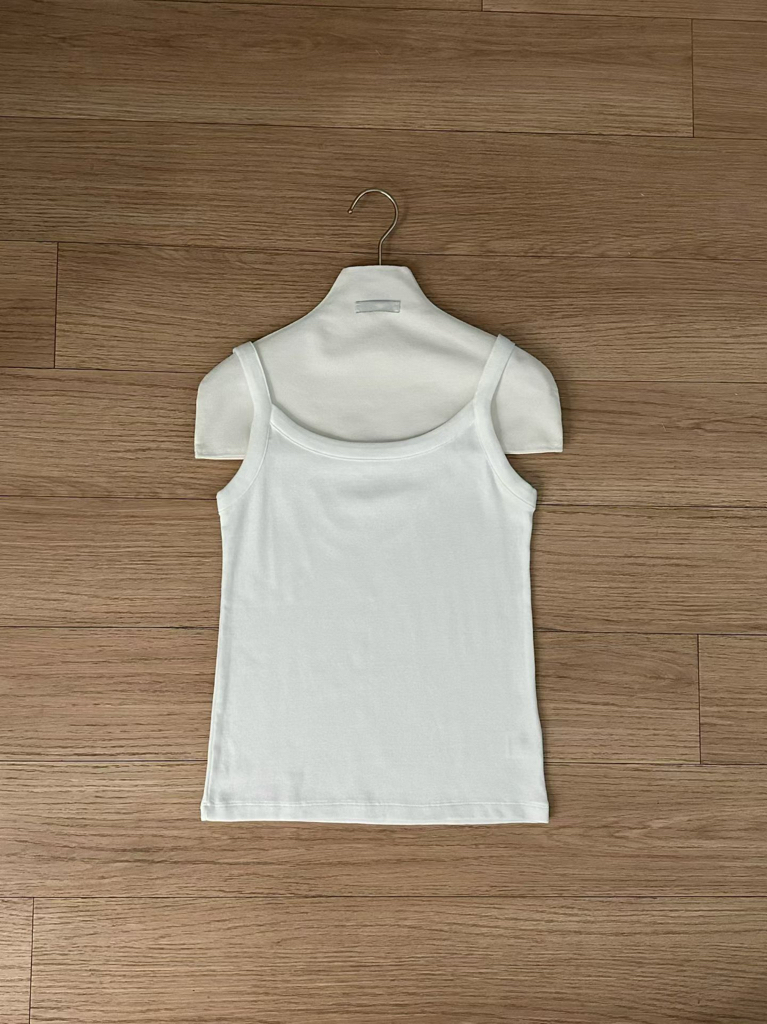 Spaghetti strap tank top #top112