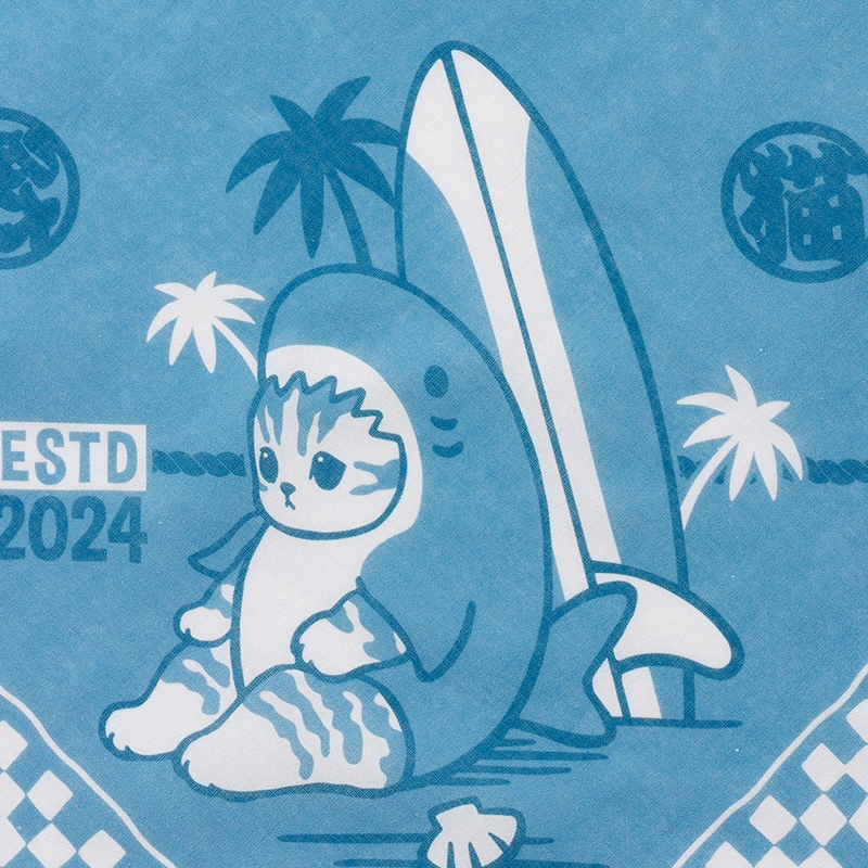 🌸 【預訂】Bandana - Mofusand Board Shark
