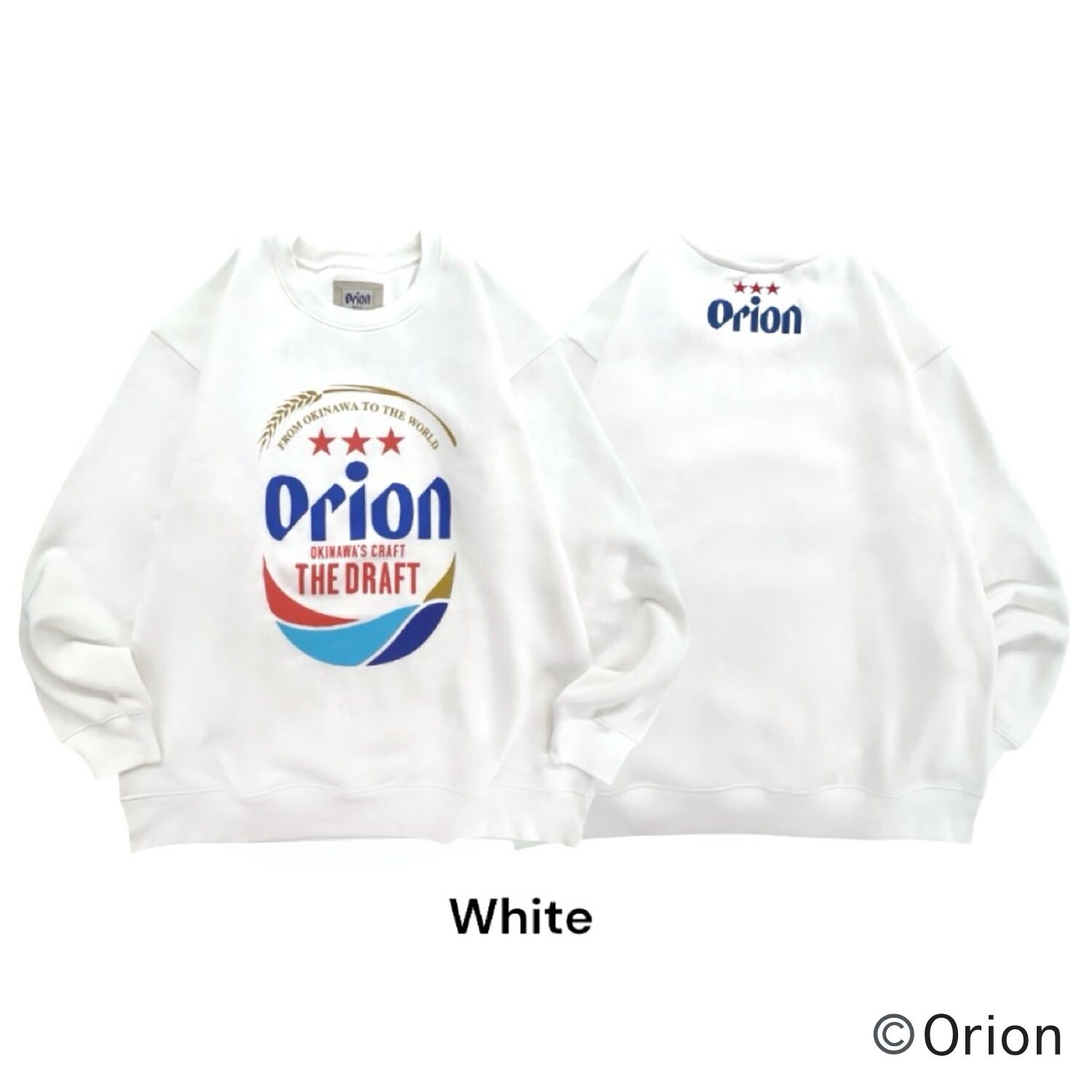 日版 沖縄 x Orion啤酒 長袖衛衣(全1款)