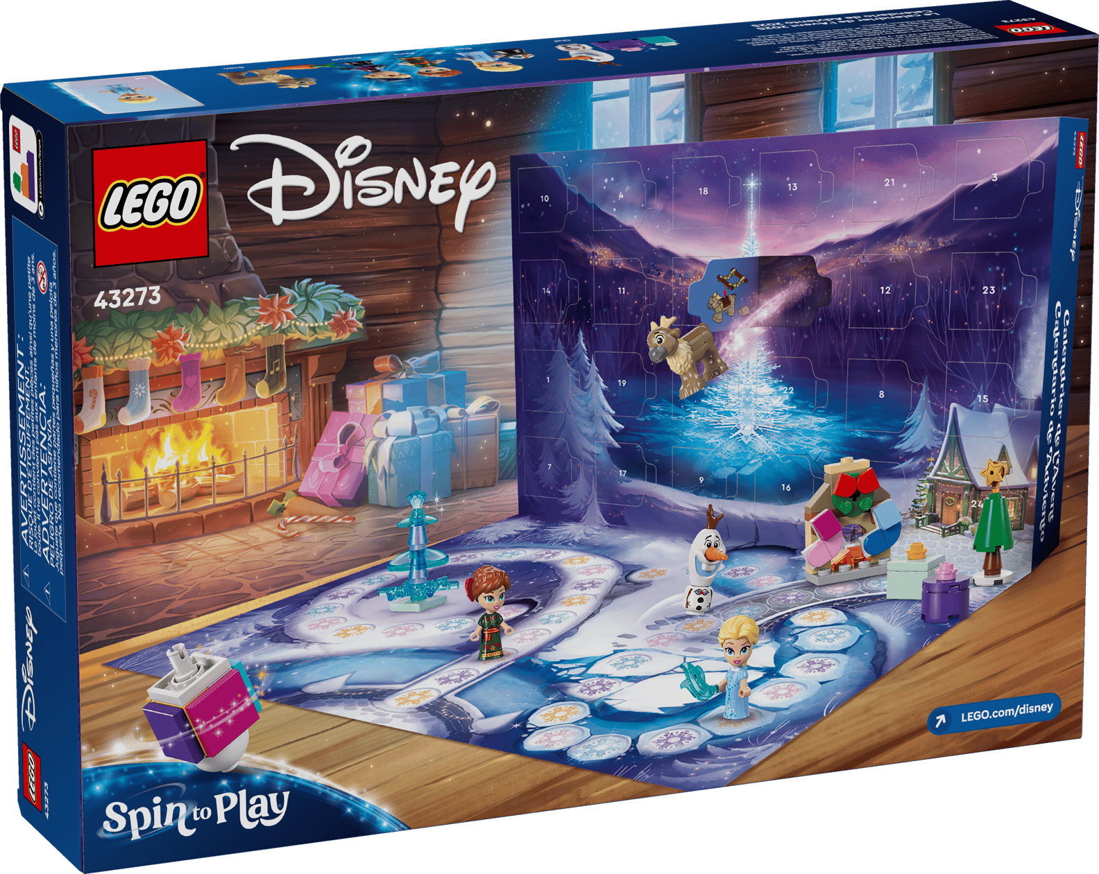 LEGO Disney Frozen Advent Calendar 冰雪奇緣聖誕倒數日曆 積木玩具 Elsa Anna 兒童聖誕禮物 43273
