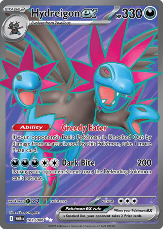 Pokemon TCG  White Flare - Hydreigon EX-161/086