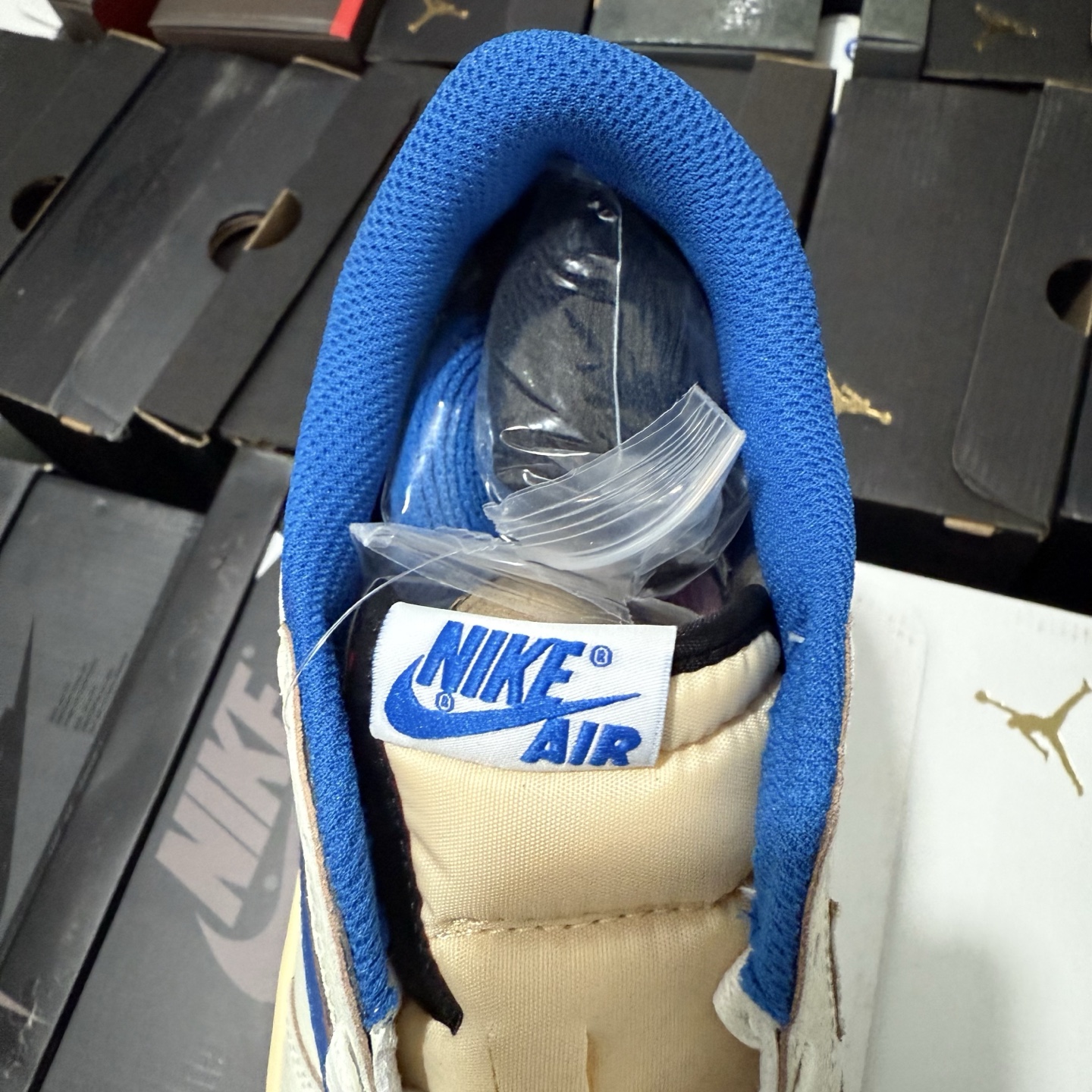  Travis Scott x Fragment Design x Air Jordan 1 Retro Low OG SP "Sail Military Blue" DM7866-104