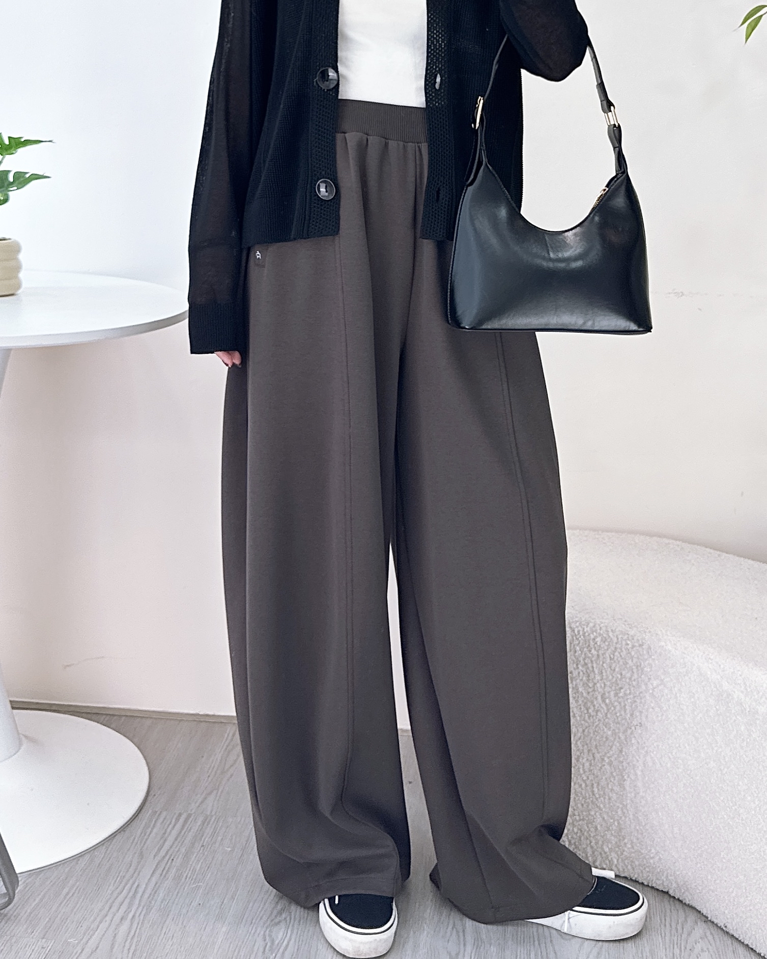 純棉免燙垂感休閒褲 3色