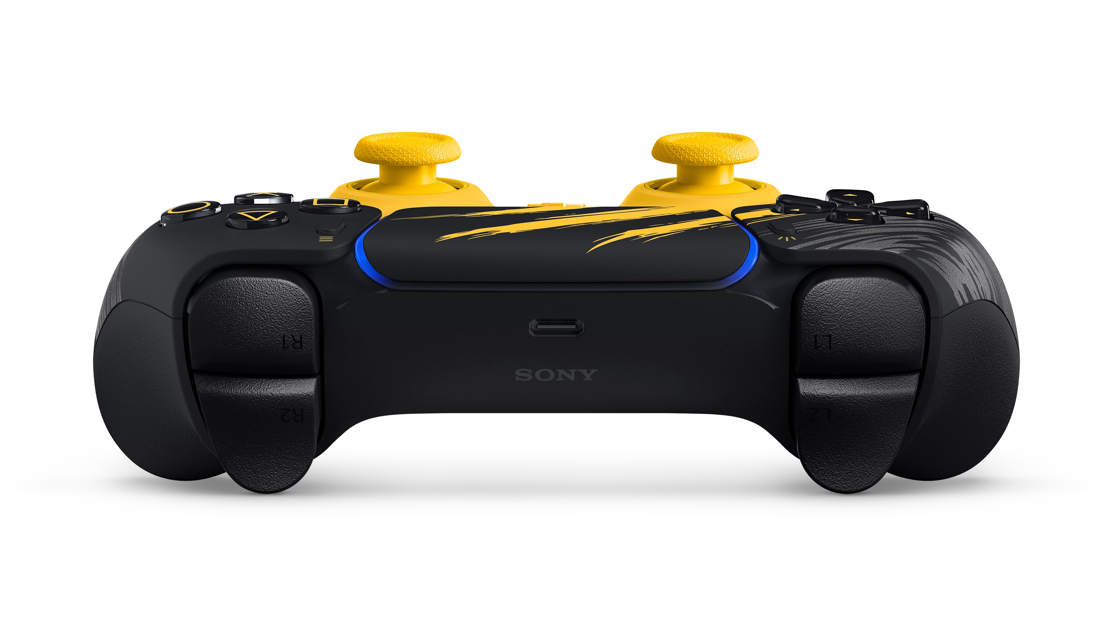 PlayStation DualSense 無線控制器 -《漫威狼人》戰鬥黃色限量版