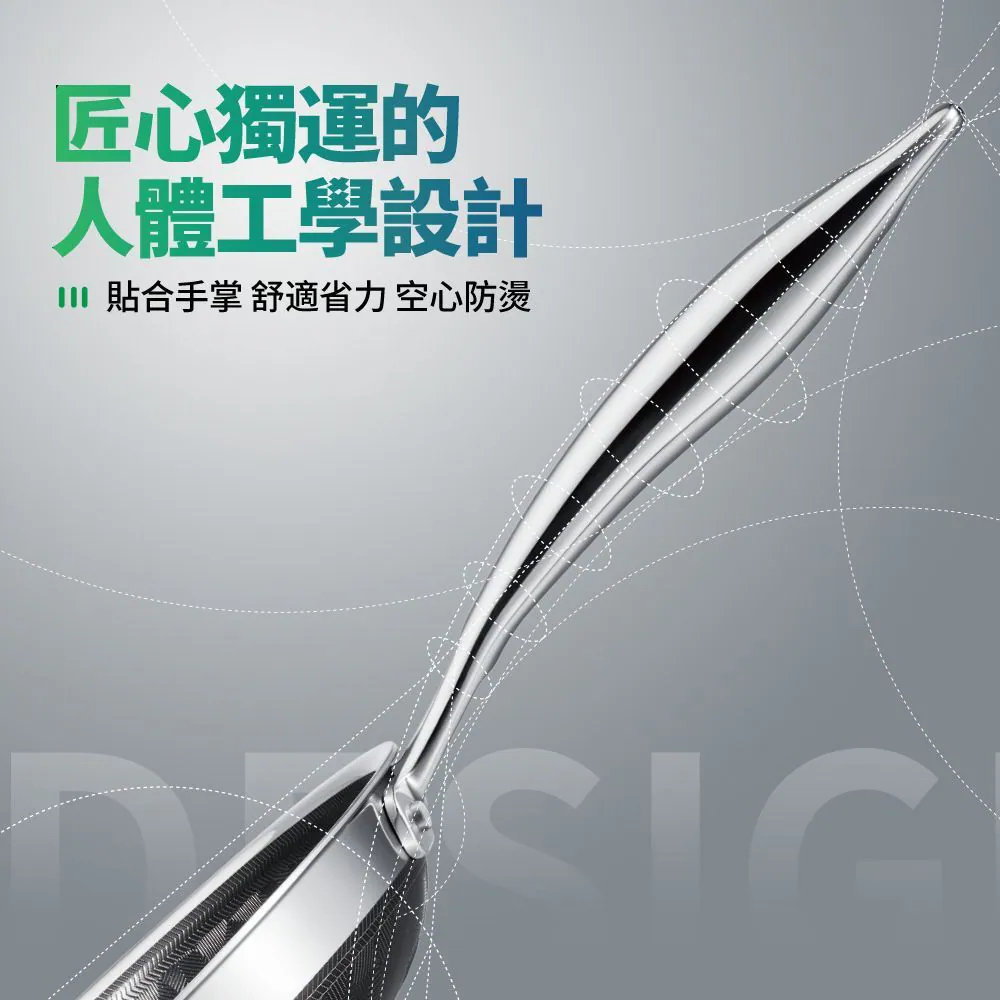 WKS系列 WBKᴺ - 幻影世代3D藍鑽陶瓷304不鏽鋼旋風單柄炒鍋 (30/32厘米) #炒鑊 #易潔鑊 #不沾鍋 WBKᴺ