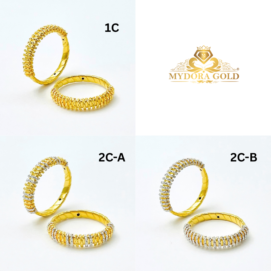 MYDORA EMAS 916 Cincin Mini Sparkle Liner Cut (5G) l EMAS 916/22K
