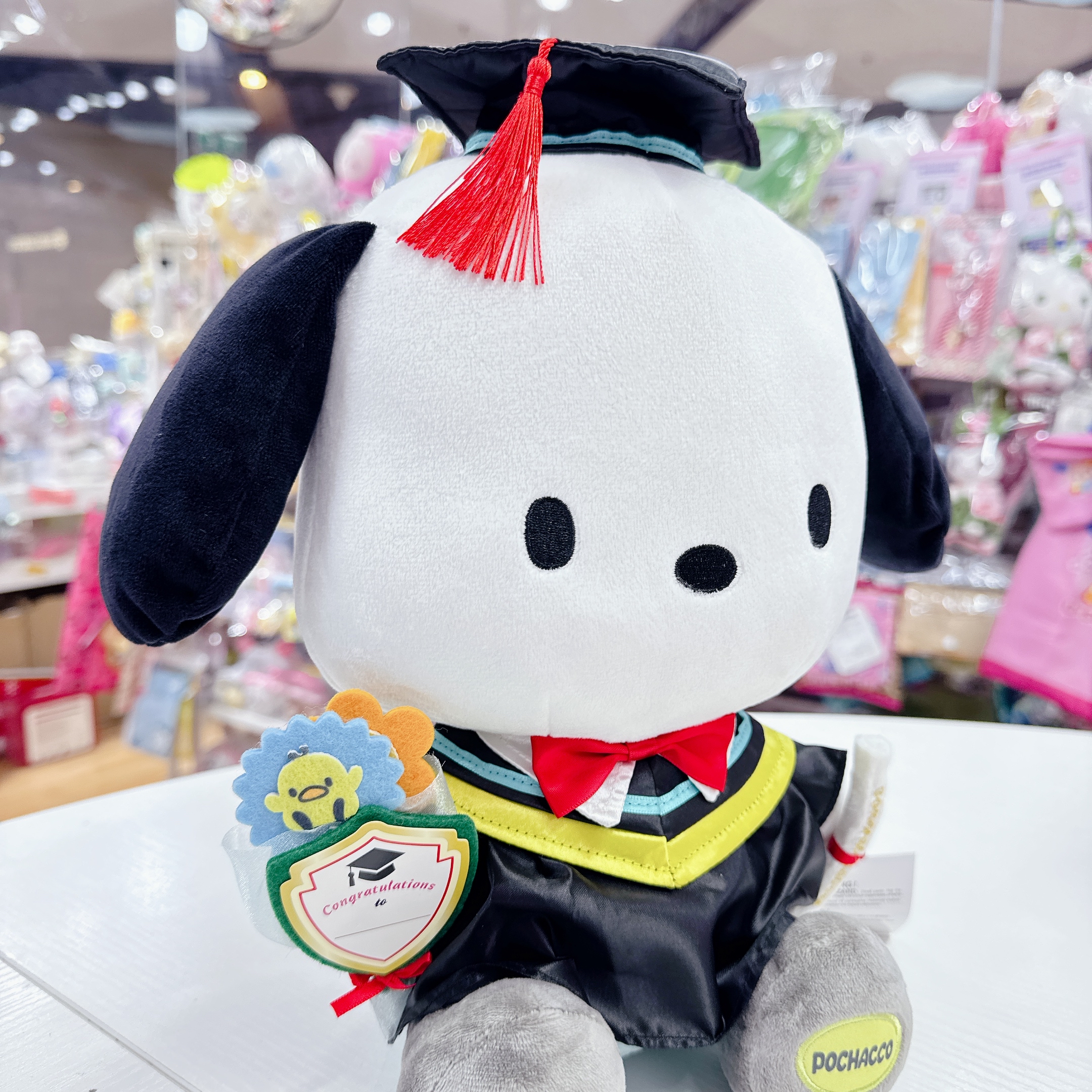 原裝行貨sanrioPc狗畢業公仔30 cm送禮首選