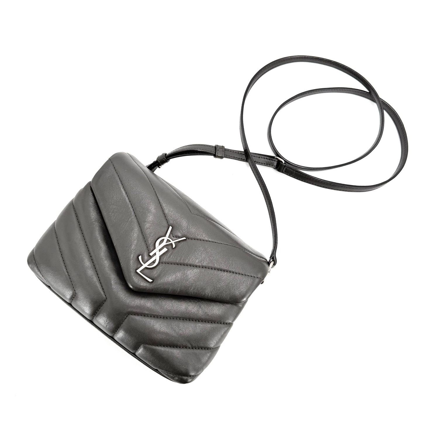 【預訂貨品】YSL 灰色豆腐包