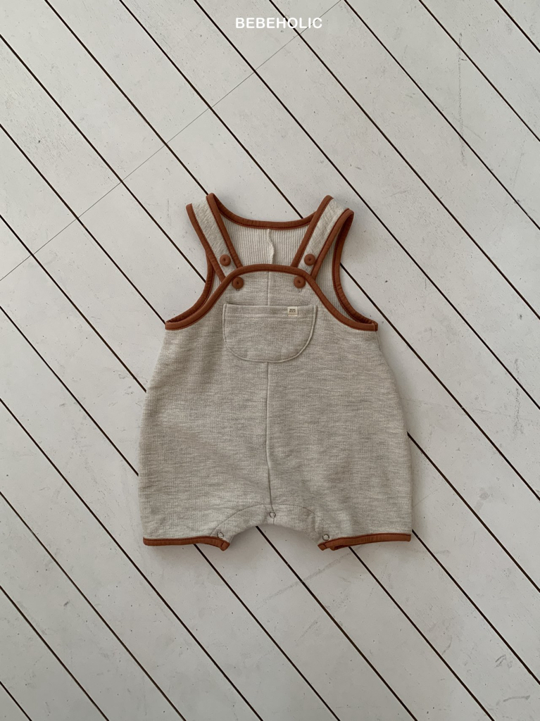 🌸預訂 韓國直送🌸🇰🇷BEBEHOLIC三色撞色吊帶工人褲