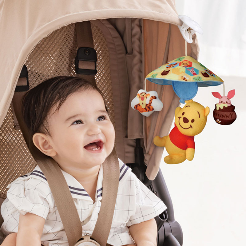 🇯🇵預訂 日本直送🇯🇵Winnie the pooh小熊維尼立體公仔嬰兒車掛飾