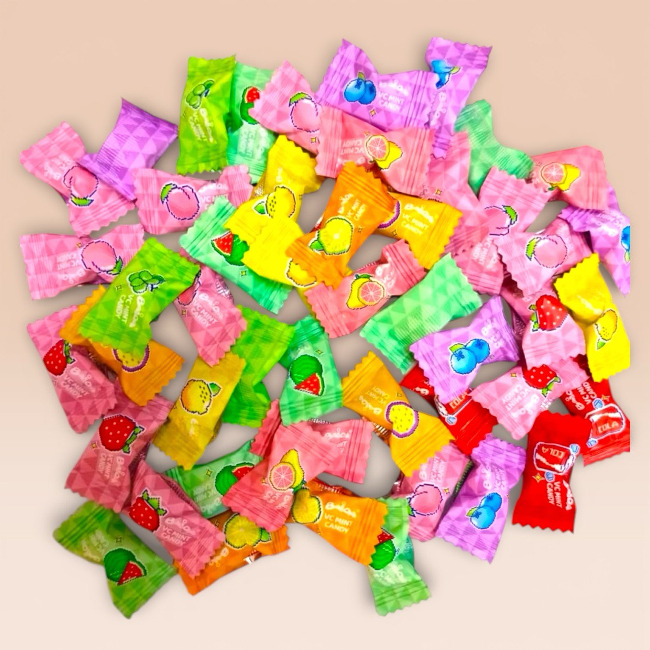 480pcs VC Mint Candy cool flavour with assorted fruits flavour (HALAL)