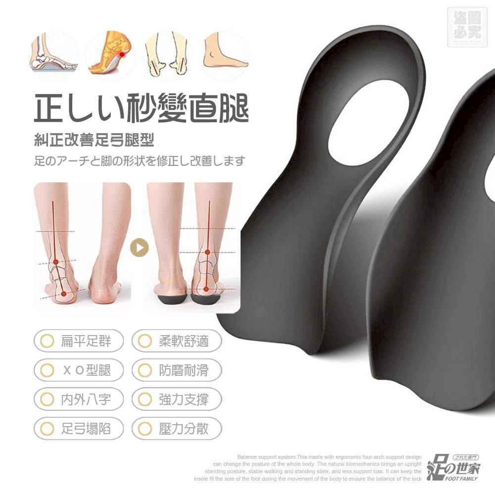 $58對,2對起$48對,足の世家 扁平救星 足弓矯正鞋墊