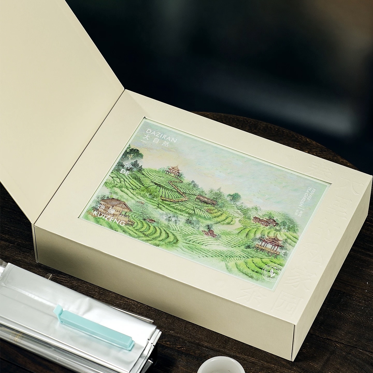 【私家茶园】大自然的馈赠古树月光白茶五罐装中国好茶送礼推荐礼物礼盒礼篮