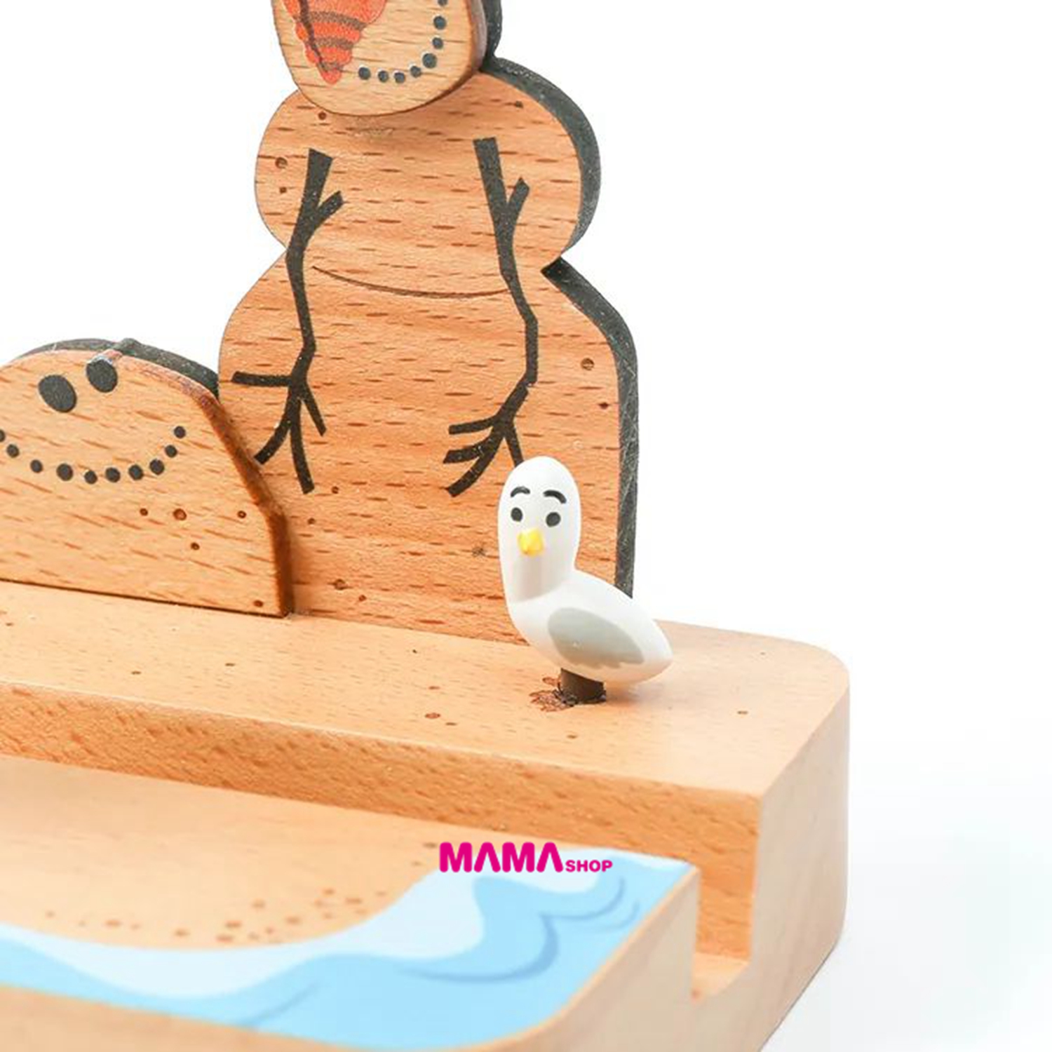 台灣直送冰雪奇緣沙灘雪寶手機座