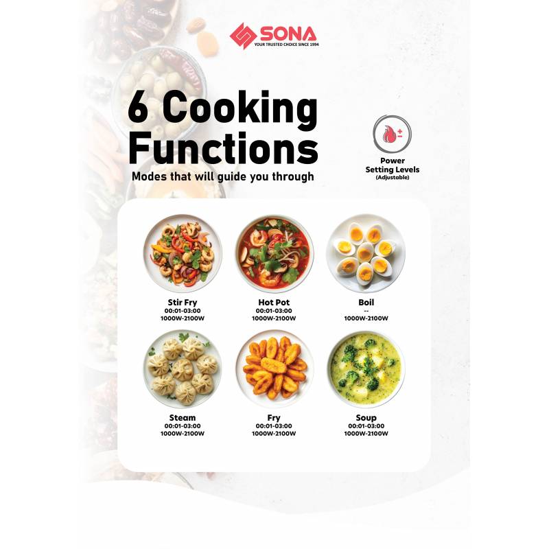 SONA Slim Induction Cooker SIC 8621