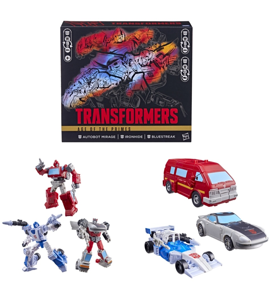 預訂商品 Transformers AOTP Mirage & Ironhide & Bluestreak set 3 