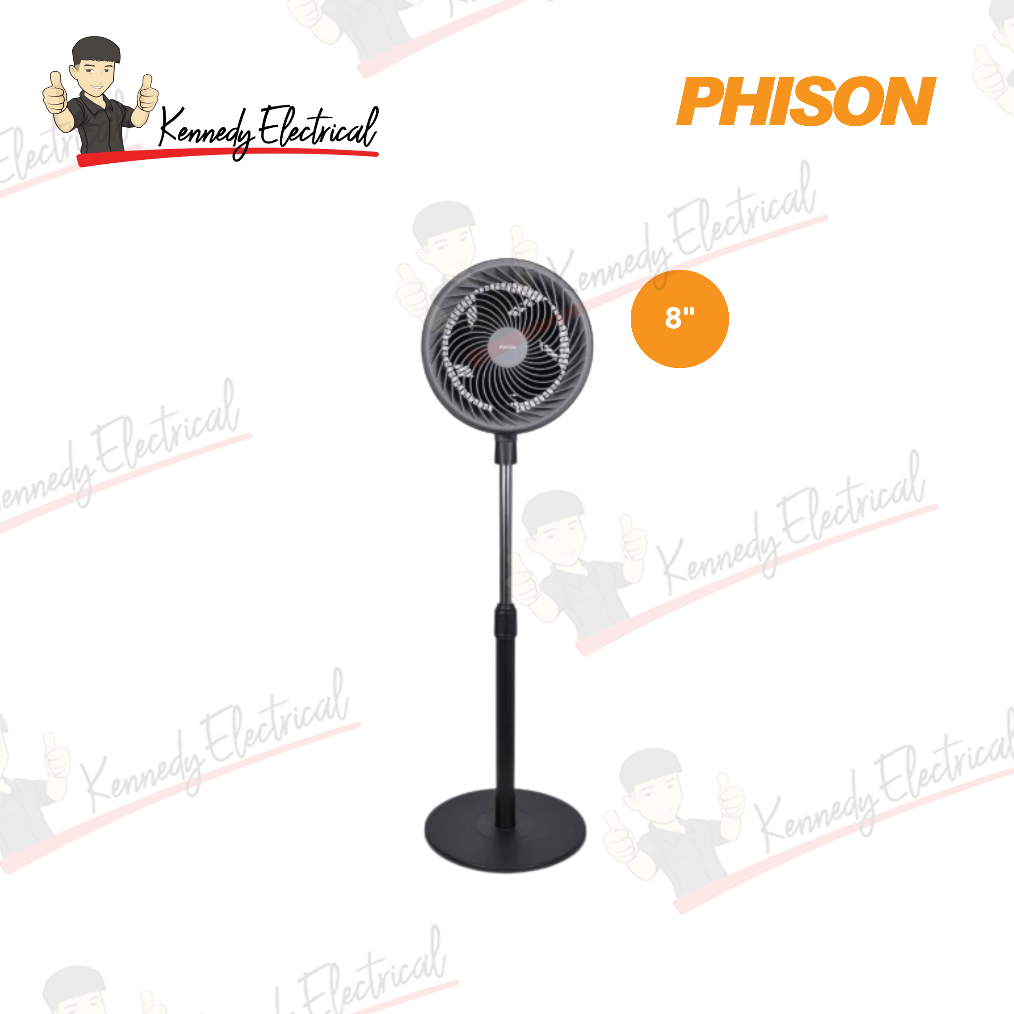 Phison 8" Circulation Stand Fan (PCF-6081)